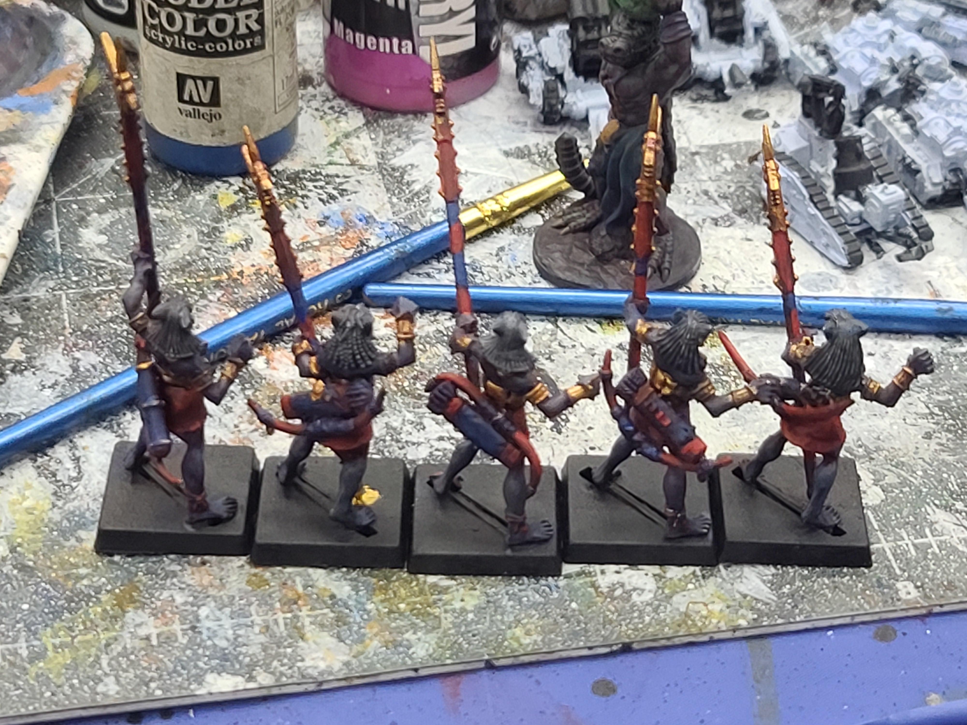 Armor Sculpting, Basti, Conversion, Exposed Breasts, Polearms, Wargods, Warhods Of Aegyptus, Warriors, Weapon Swap