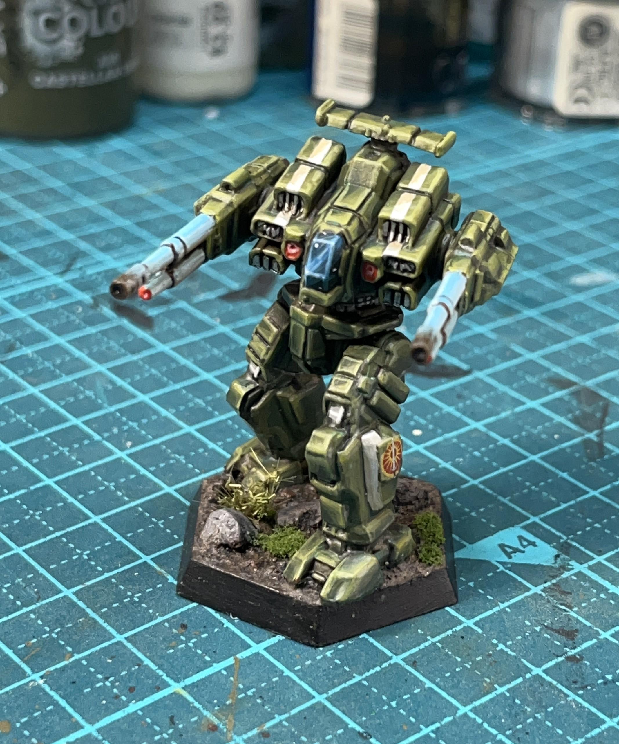 'mech, Battlemech, Battletech, Federated Suns, Gladius-xc, Rifleman