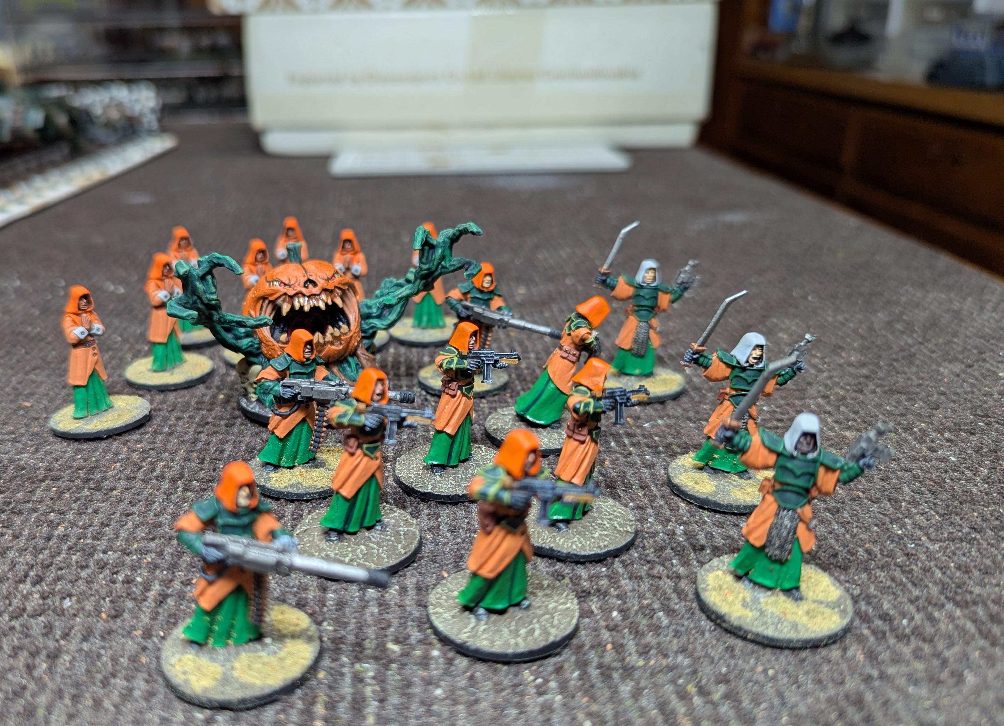 2025, Cultists, House Crowmantia, Miniatures Of The North, Painted