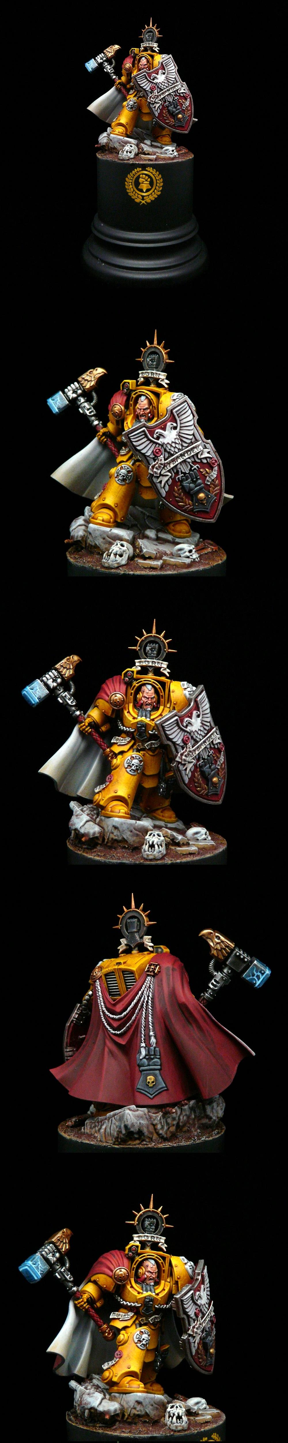 Adeptus Astartes, Darnath Lysander, Imperial Fists, Primaris, Space Marines, Terminator Armor