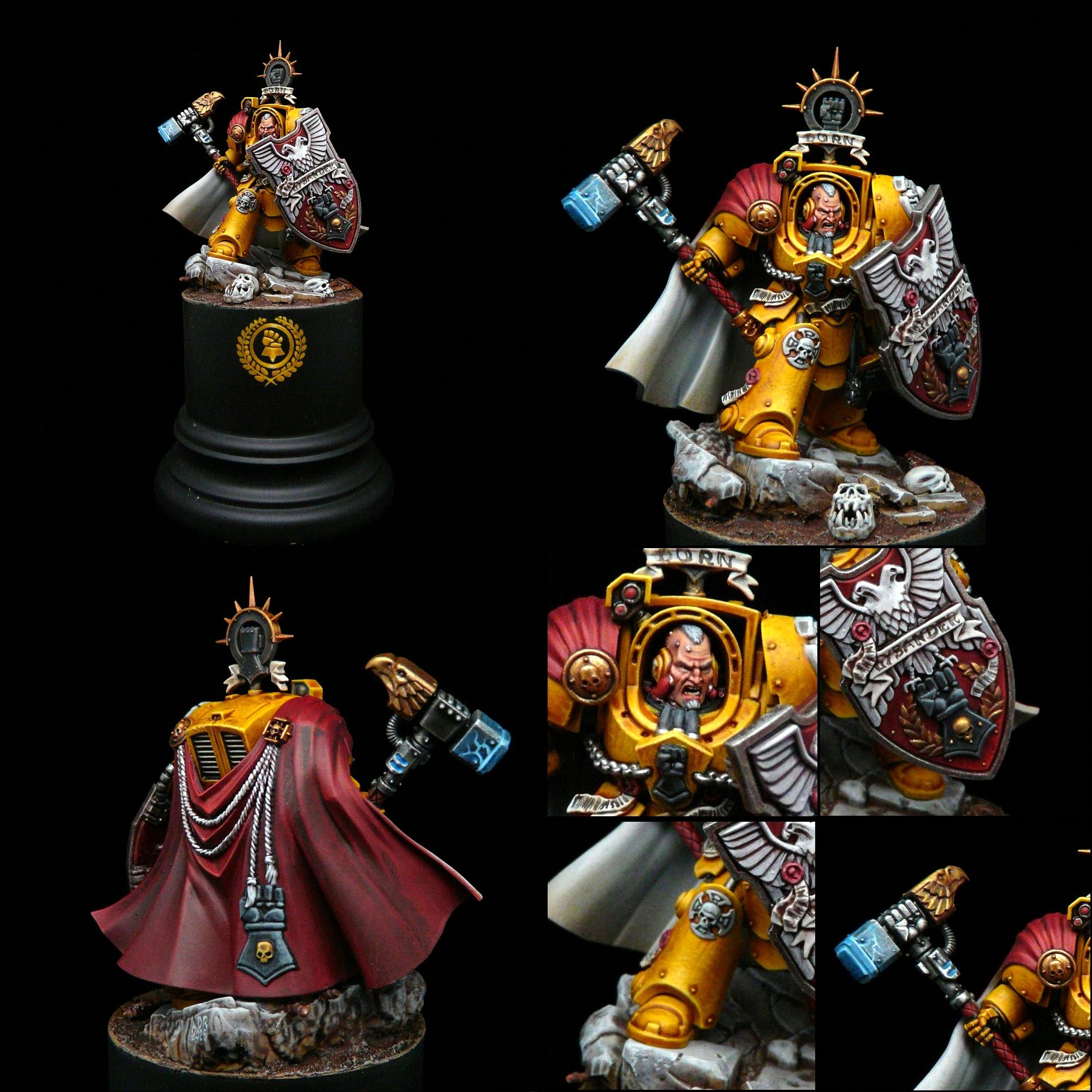 Adeptus Astartes, Darnath Lysander, Imperial Fists, Primaris, Space Marines, Terminator Armor