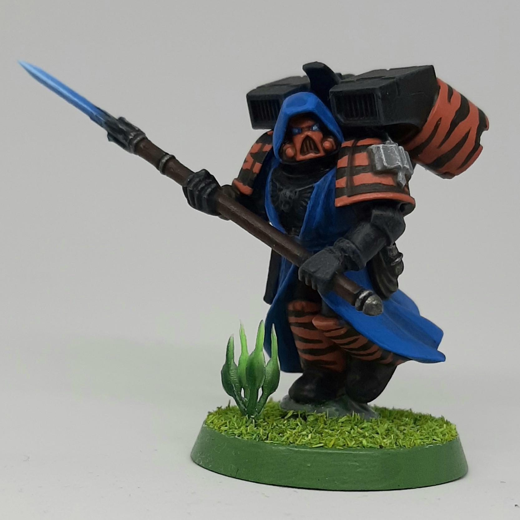 Adeptus, Assault, Astartes, Brihaspati, Camouflage, Conversion, Custom, Fighting, Forest, Glaive, Jump, Jungle, Kitbash, Lance, Leader, Librarian, Pack, Polearm, Psyker, Space, Space Marines, Spear, Tigers, Veda, Weapon