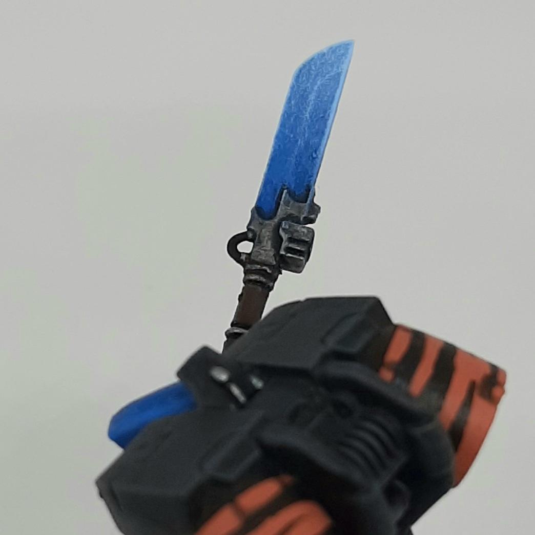 Adeptus, Assault, Astartes, Brihaspati, Camouflage, Conversion, Custom, Fighting, Forest, Glaive, Jump, Jungle, Kitbash, Lance, Leader, Librarian, Pack, Polearm, Psyker, Space, Space Marines, Spear, Tigers, Veda, Weapon