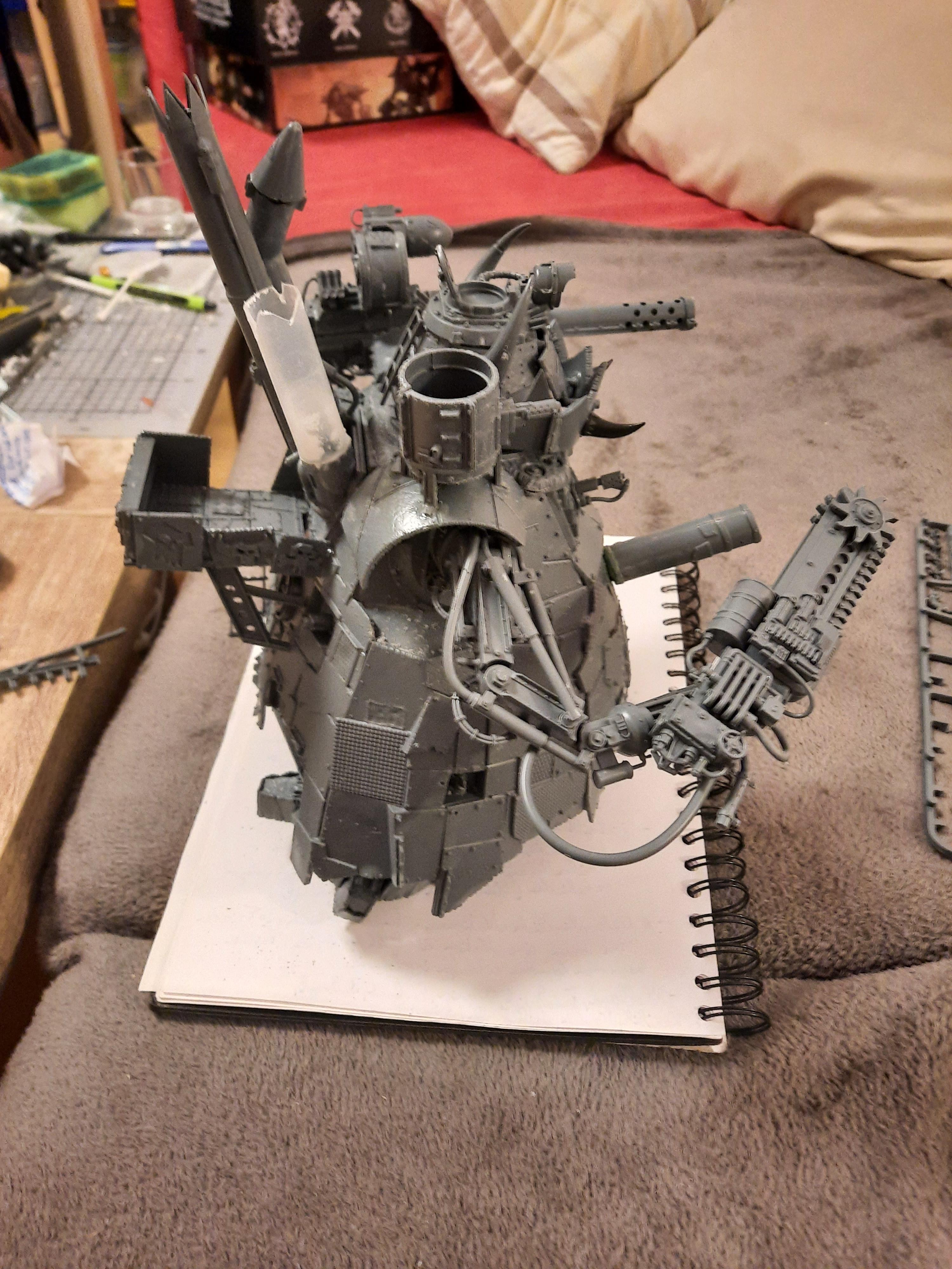Kitbashing, Mods, Orks, Stompa, Warhammer 40,000, Warhammer Fantasy