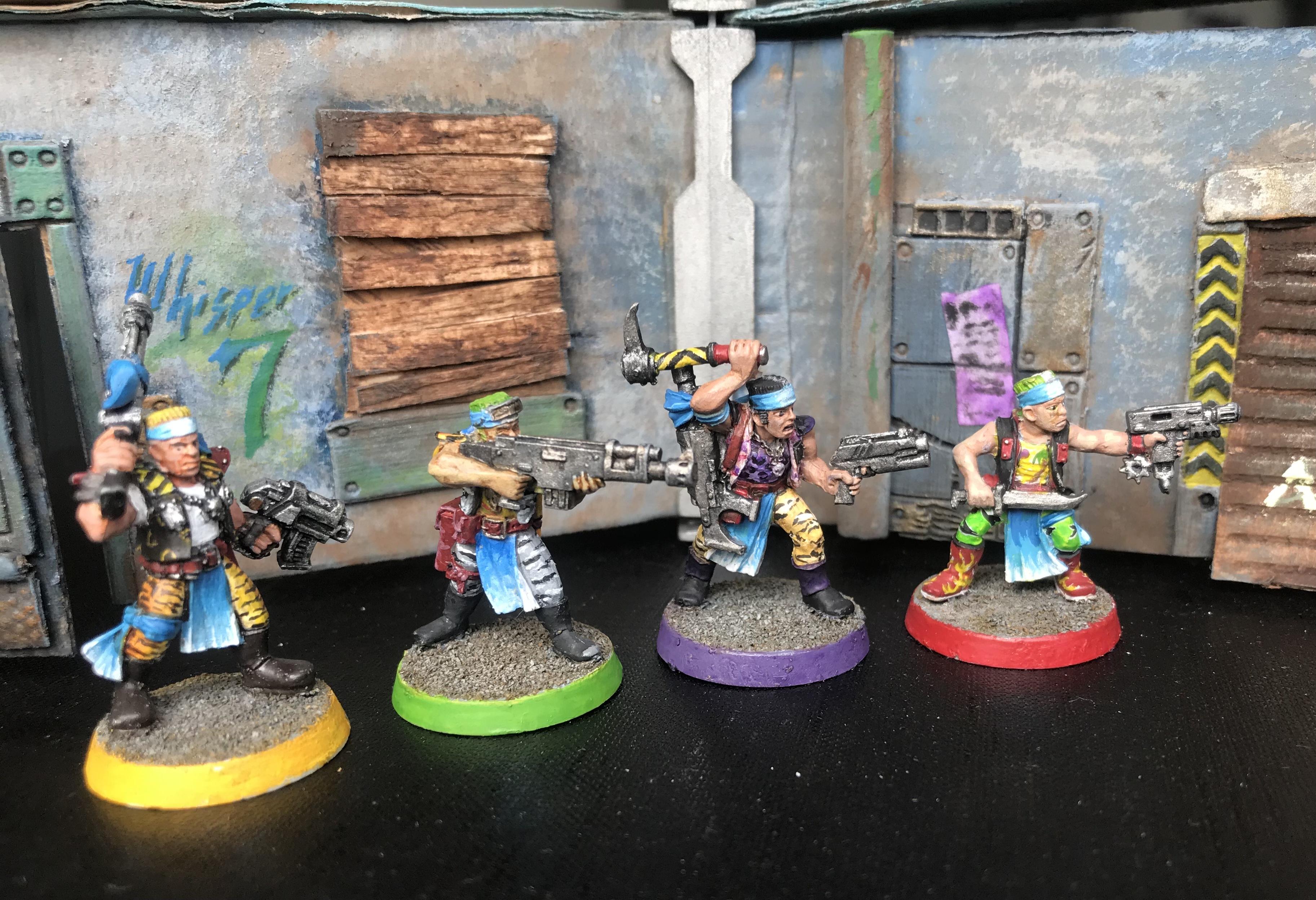 1980s, Metal, Necromunda, Neon, Oldhammer, Orlock, Terrain