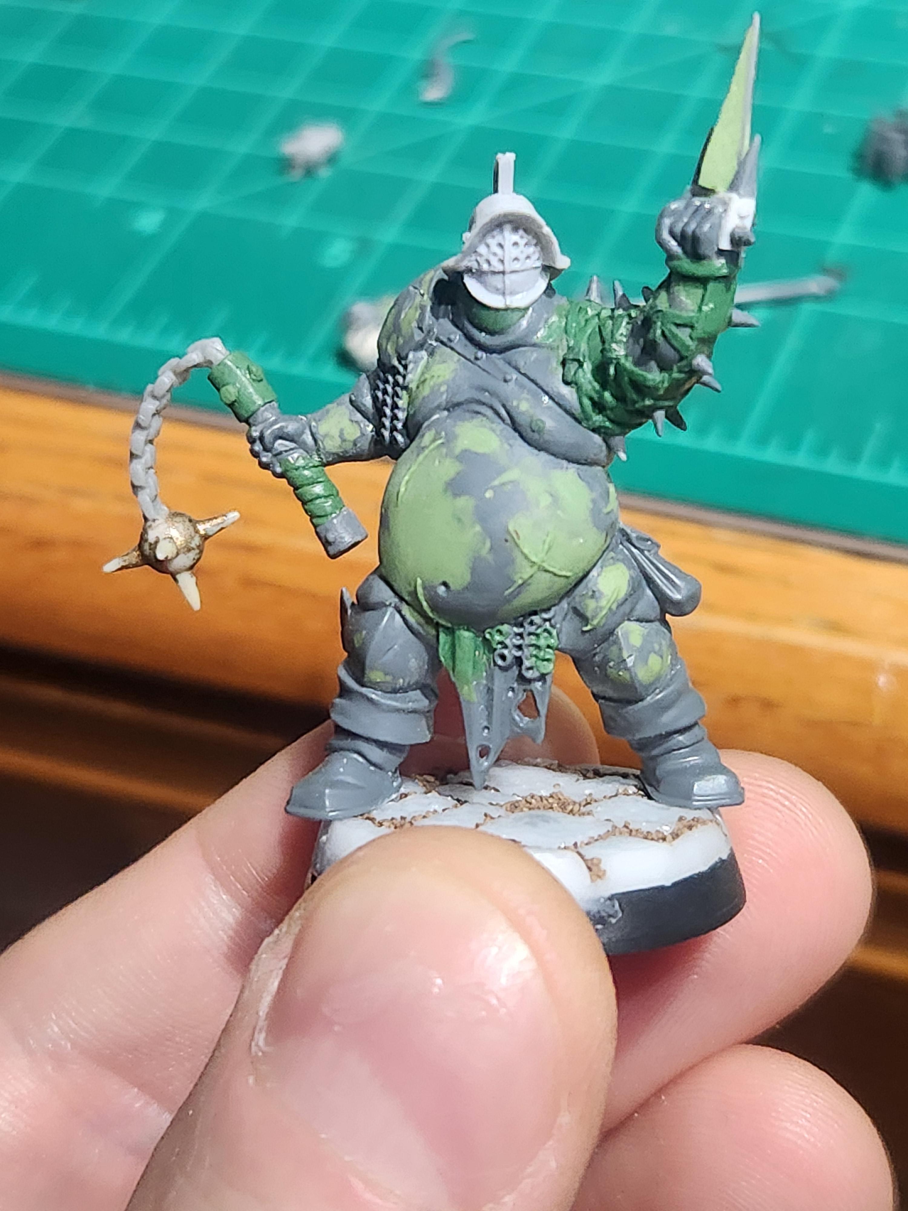 Hired Sword, Mordheim, Pit Fighter, Work In Progress