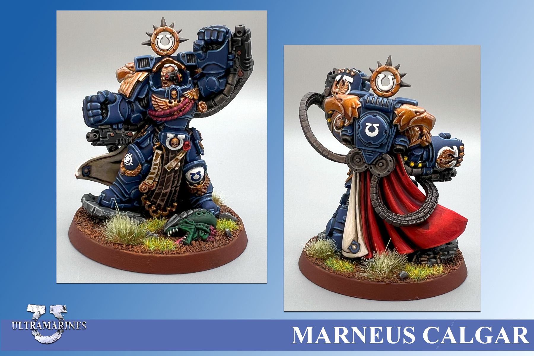 Marneus Calgar, Space Marines, Ultramarines, Victrix Honour Guard, Warhammer 40,000