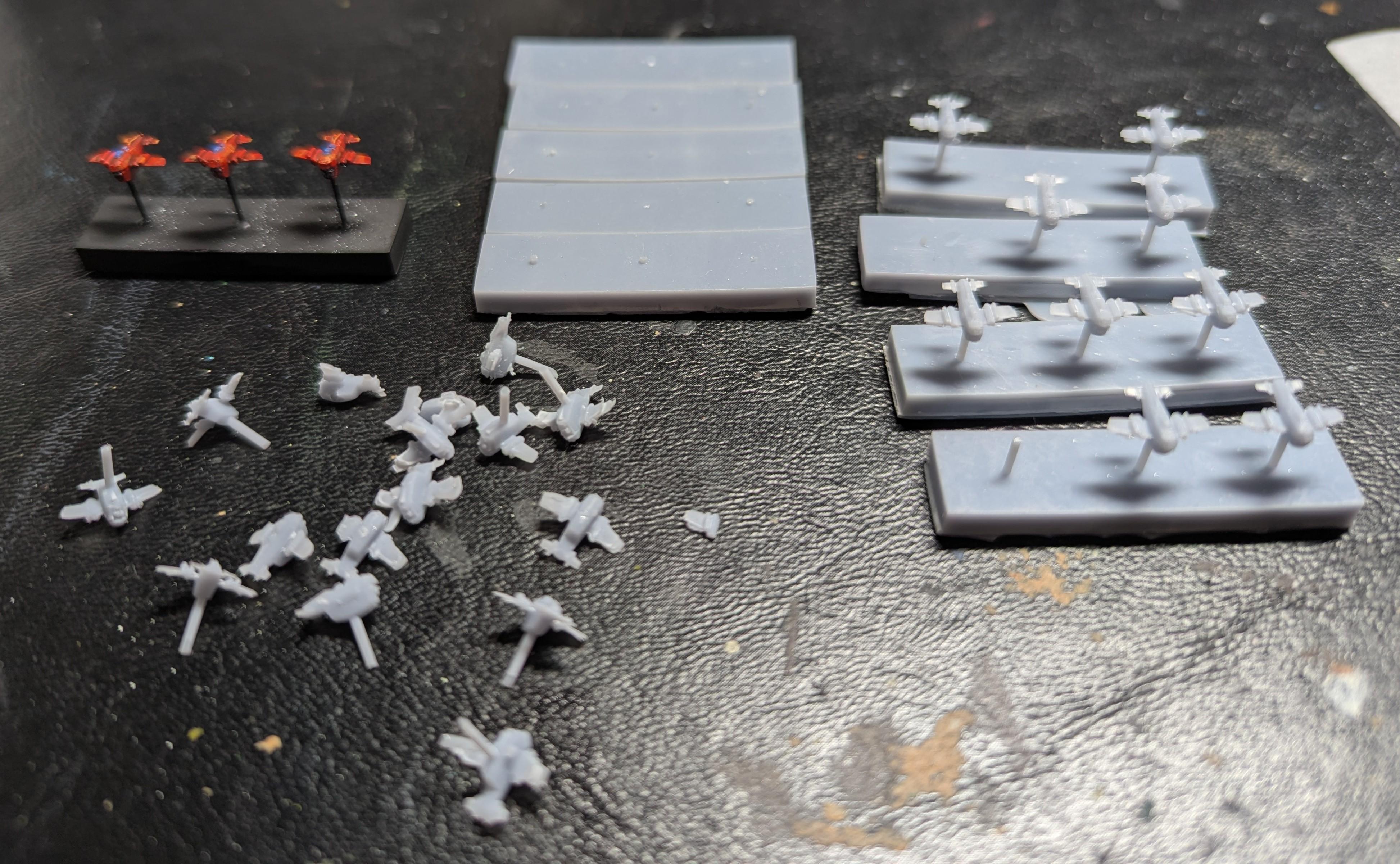 3D printed Ork Fighta-bombas to save
