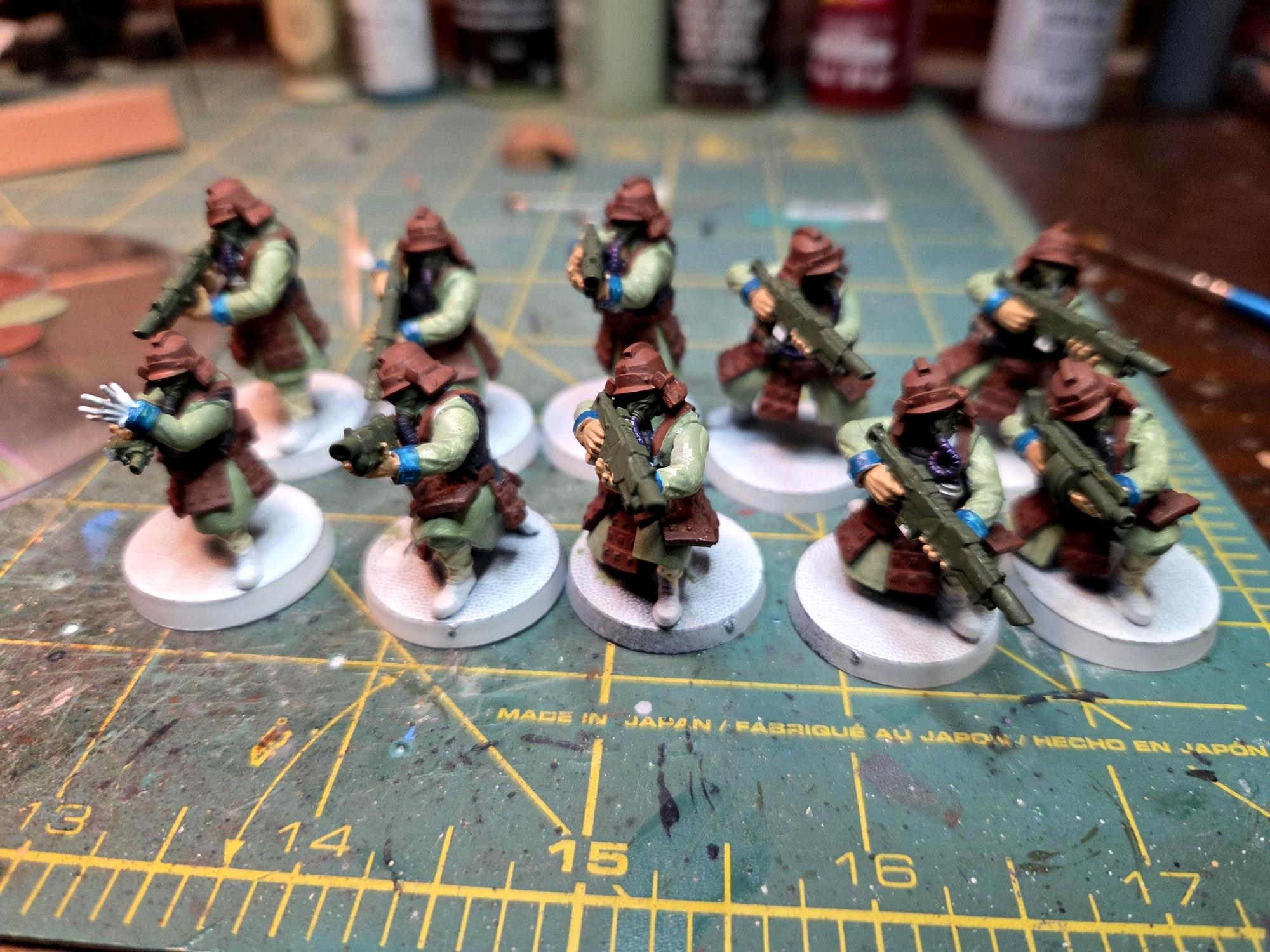 Forward, Guard, Imperial, Observers, Samurai, Space