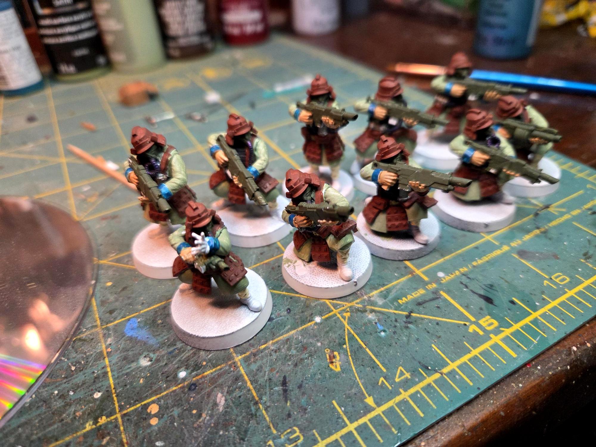 Forward, Guard, Imperial, Observers, Samurai, Space