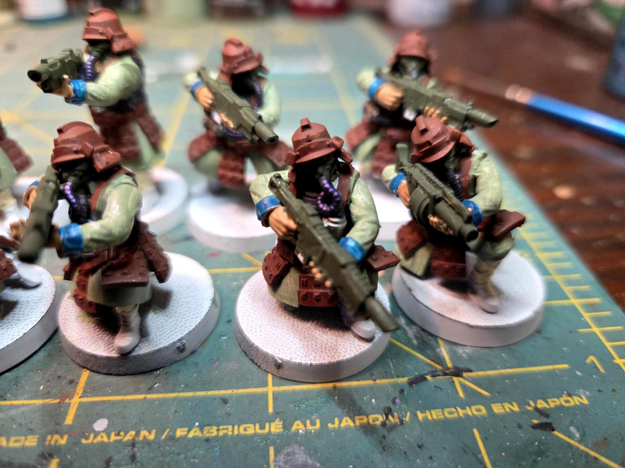 Forward, Guard, Imperial, Observers, Samurai, Space