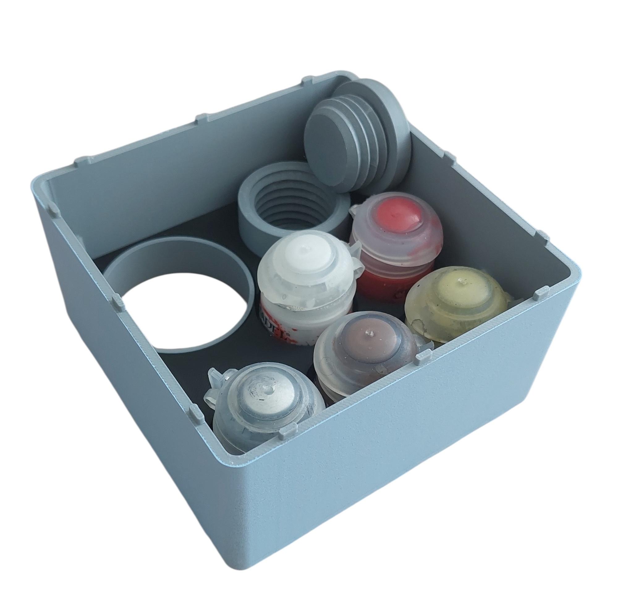 3d, Bottles, Corvus Games Terrain, Dropper, Hobby, Miniatures, Modular, Painting, Paintpal, Paints, Printable, Storage, Travel