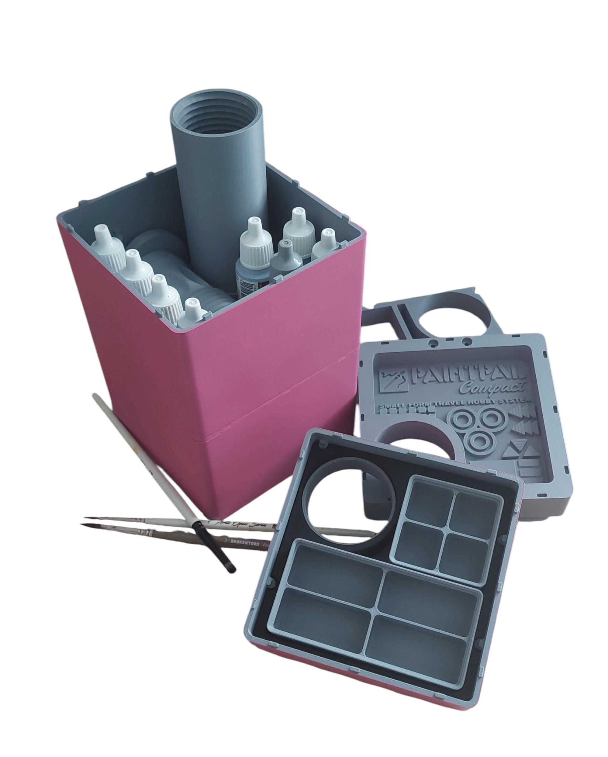 3d, Bottles, Corvus Games Terrain, Dropper, Hobby, Miniatures, Modular, Painting, Paintpal, Paints, Printable, Storage, Travel