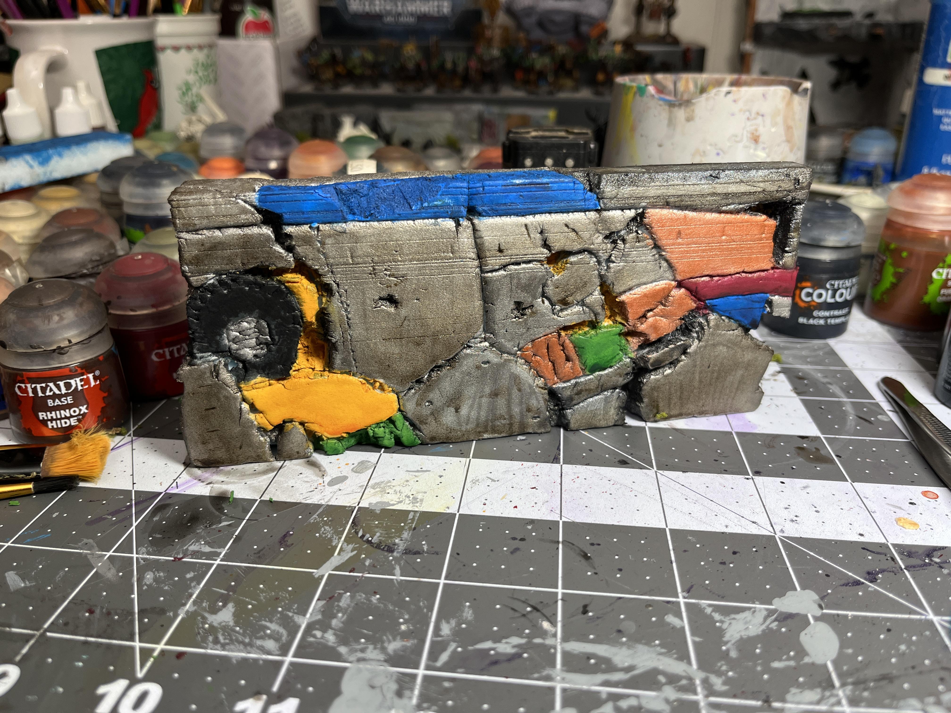 Orks, Terrain, Junk wall front