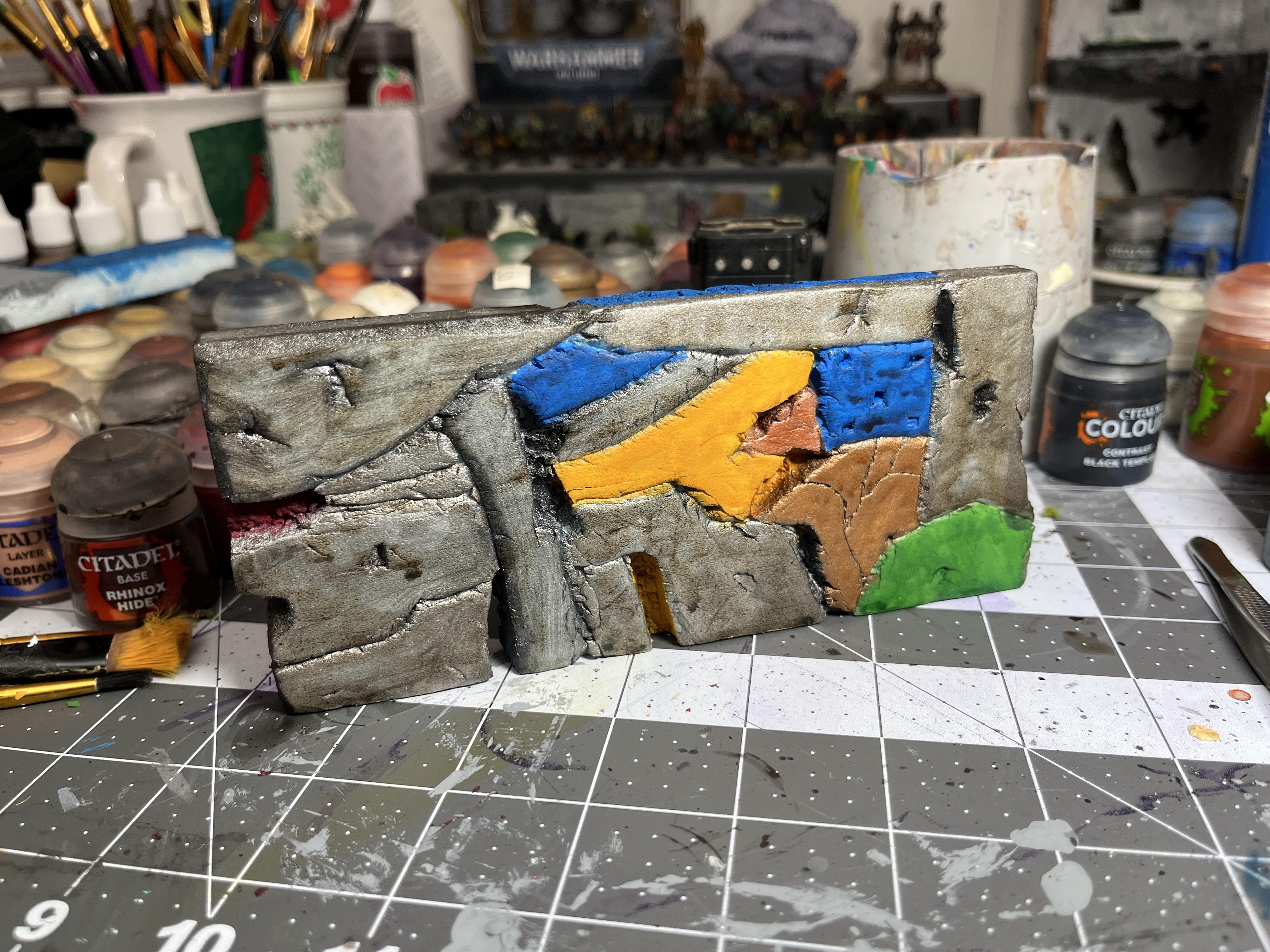 Orks, Terrain, Junk wall back