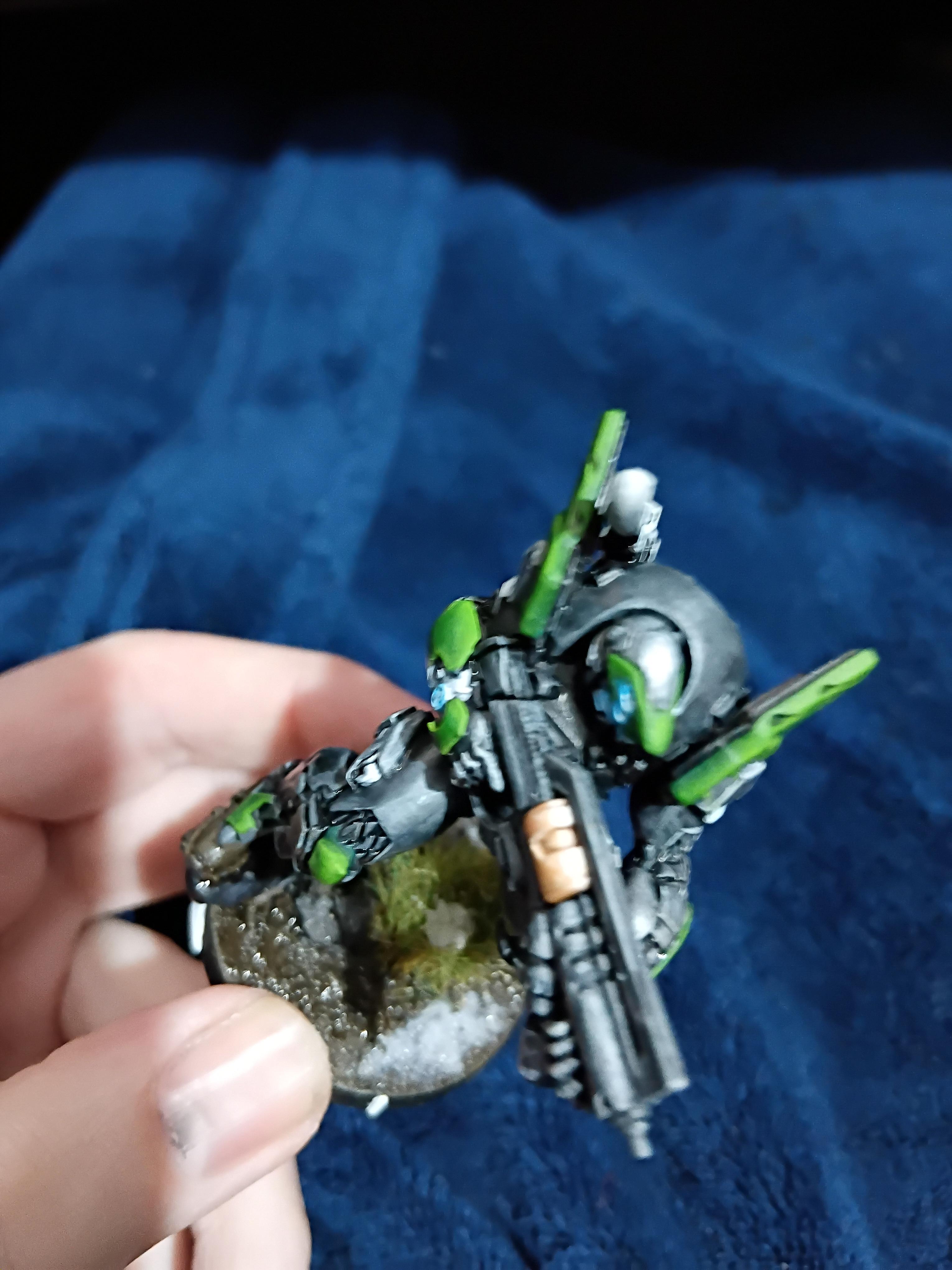 Attempted Nmm, Bigass Sword, Cool, Green, Infinity, Mech Suit, Non-Metallic Metal, Pano, Panoceania, Rifle, Sword, Tag, Tikbalang