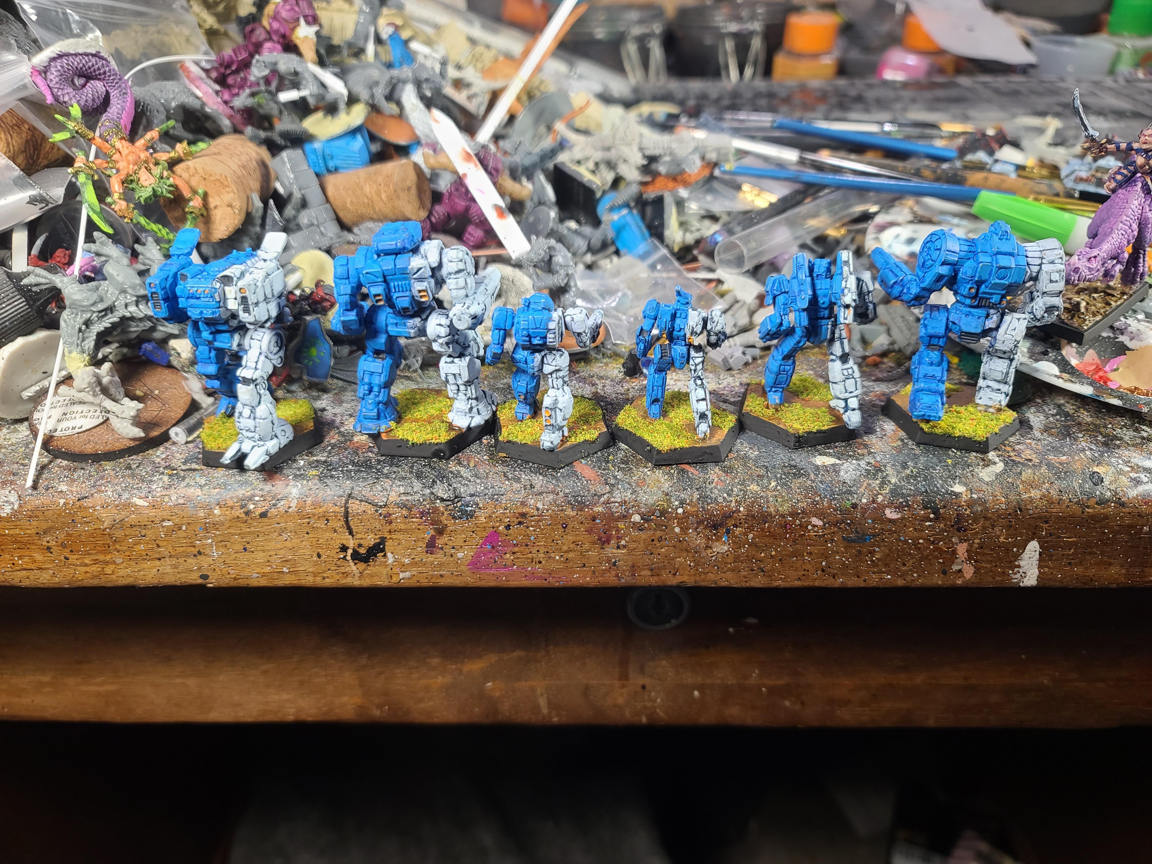 Battletech, Catalyst Game Labs, Highlander, Lyran Guard, Mech, Phoenix Hawk, Stalker, Stinger, Valkyrie, Zeus