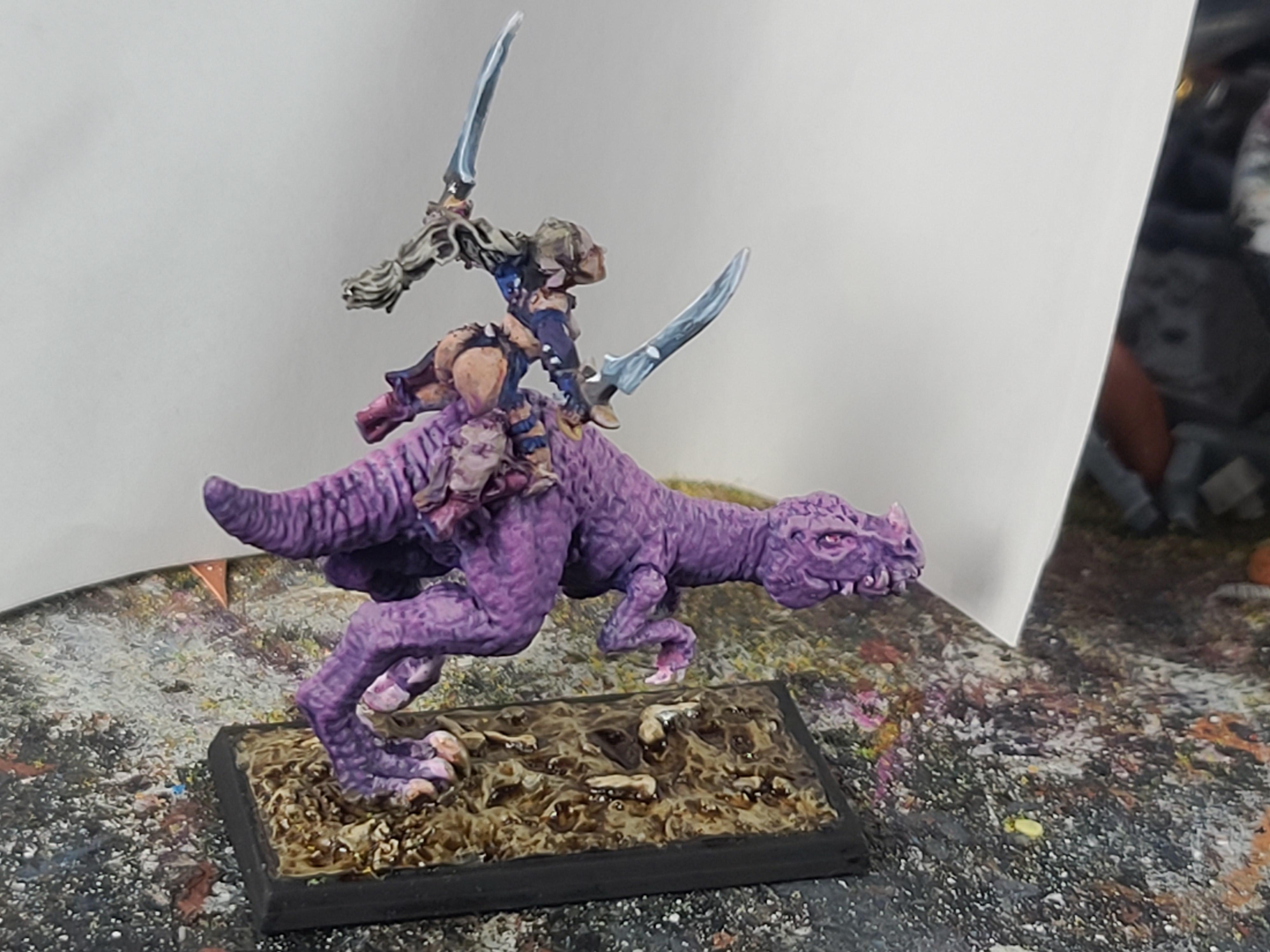Cavalry, Dungeons And Dragons, Elves, Giant Lizard, Reaper Miniatures
