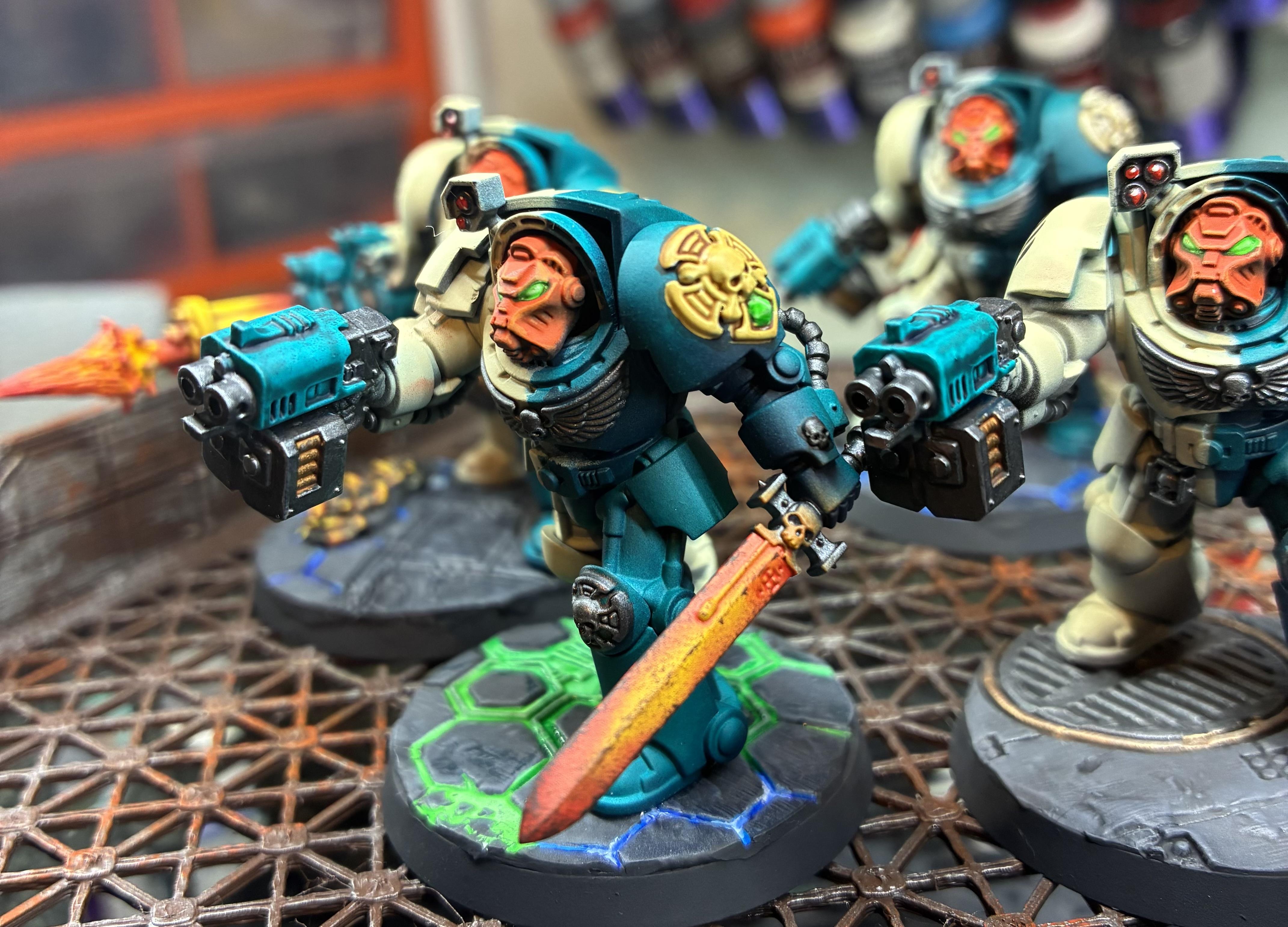 Airbrush, Crux, Kitbash, Terminator Armor