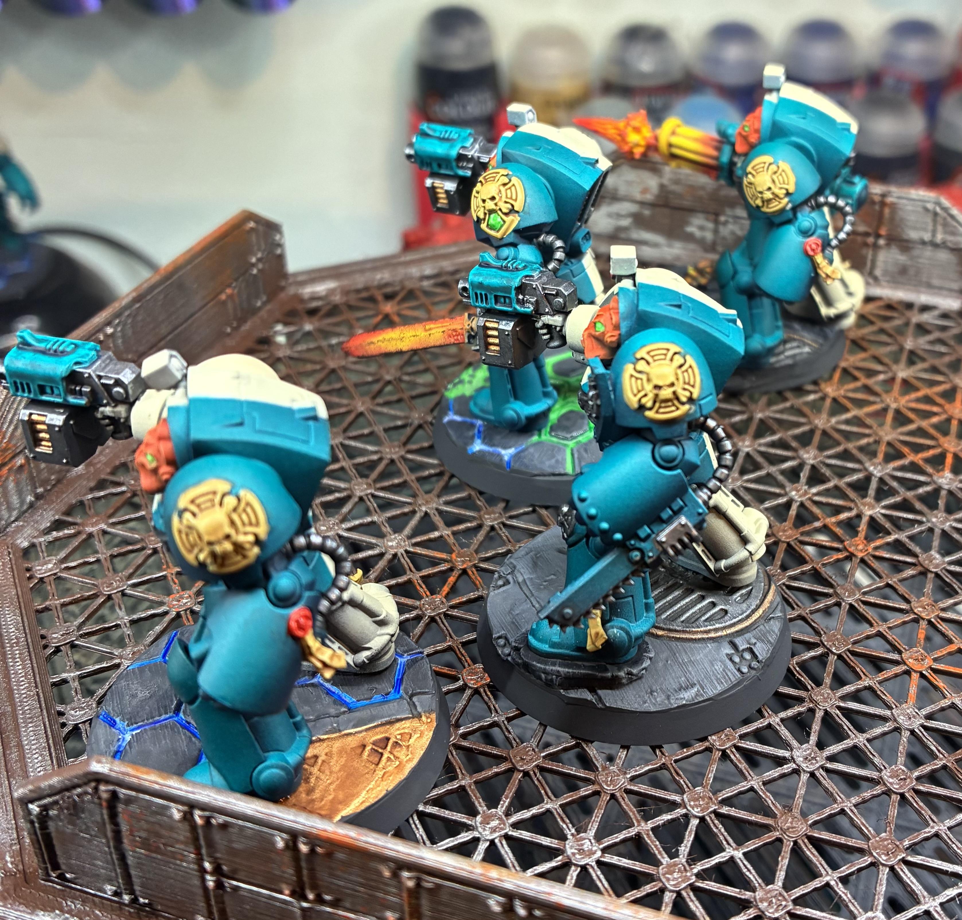 Airbrush, Crux, Kitbash, Terminator Armor