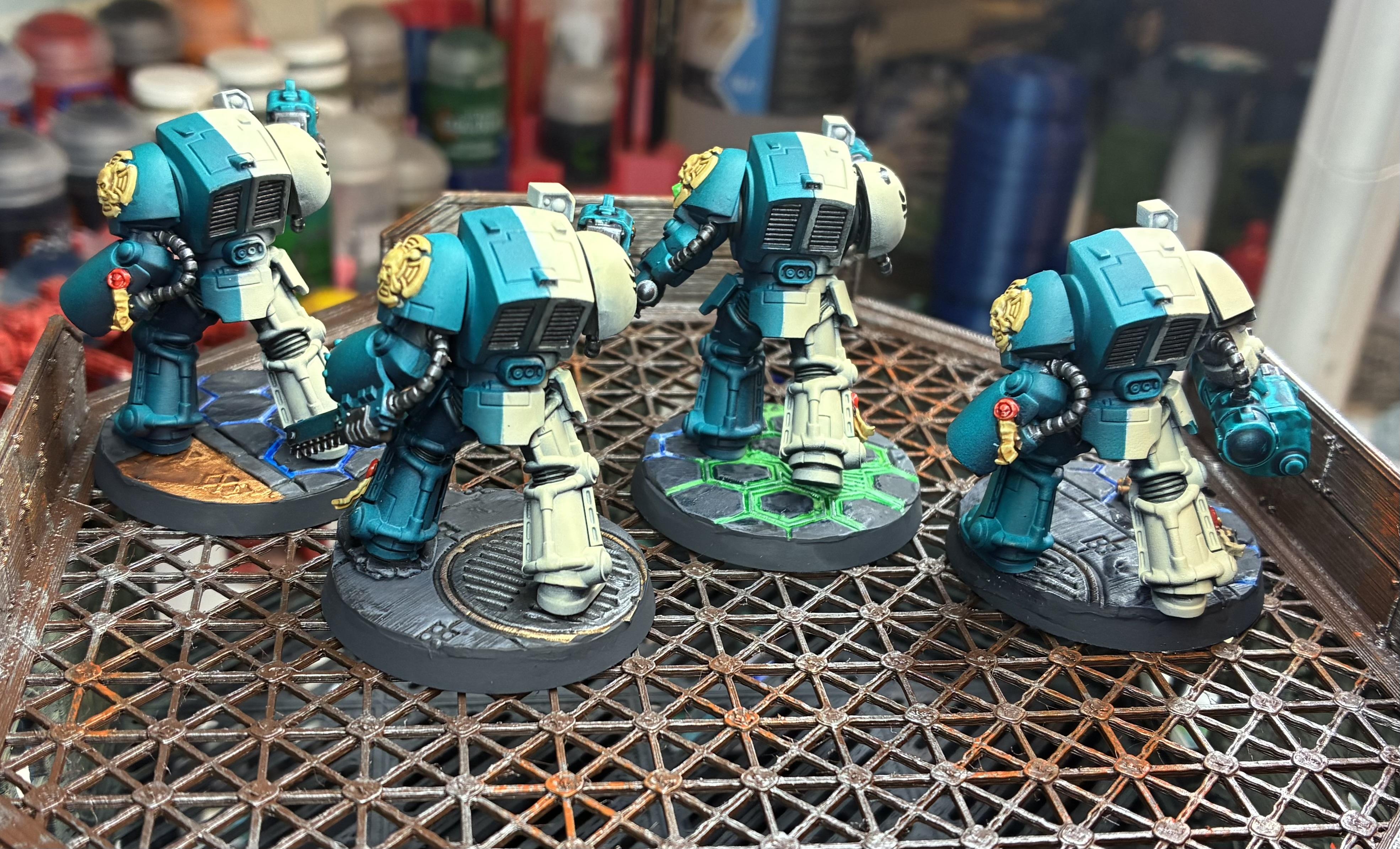 Airbrush, Crux, Kitbash, Terminator Armor