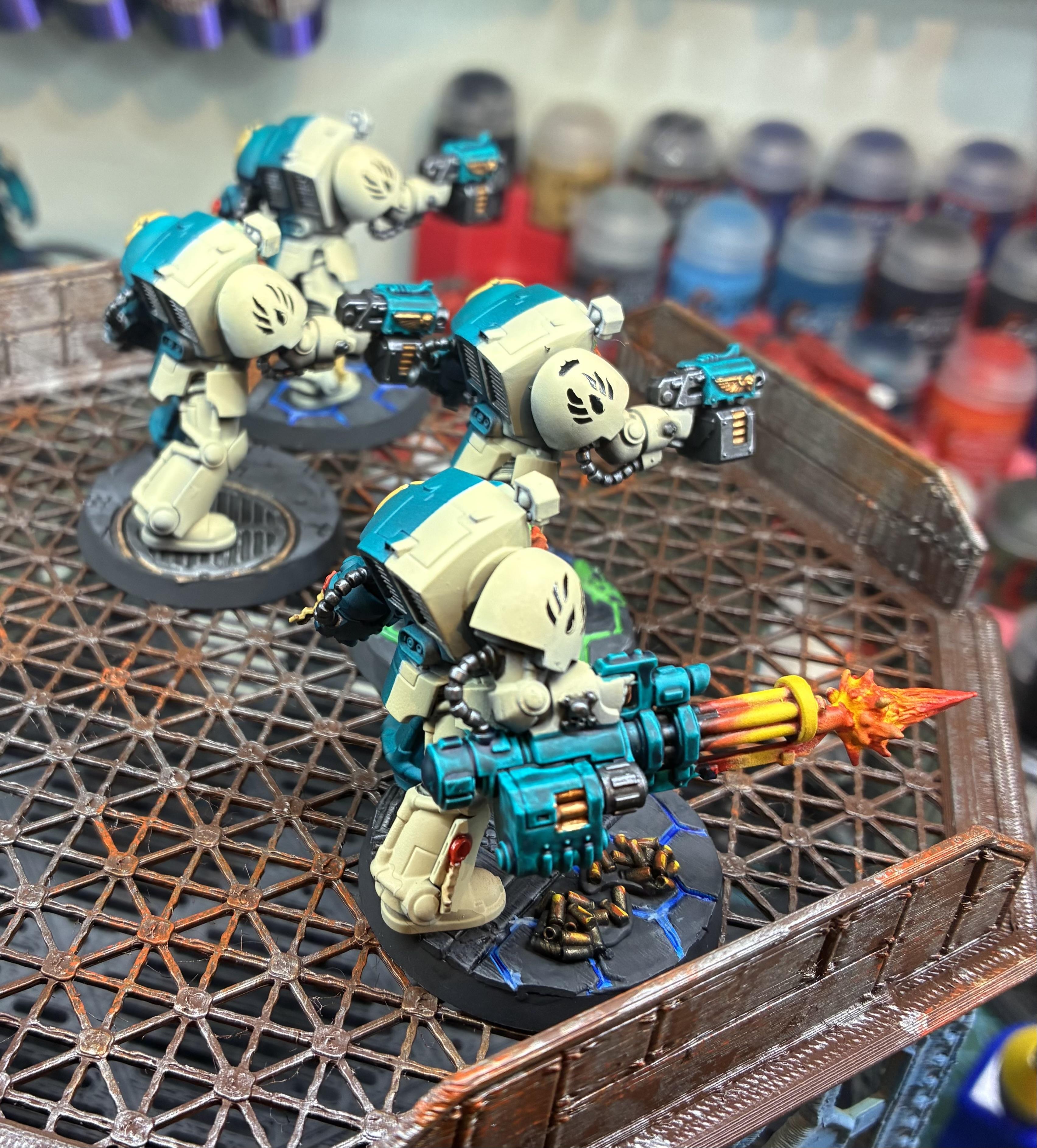 Airbrush, Crux, Kitbash, Terminator Armor