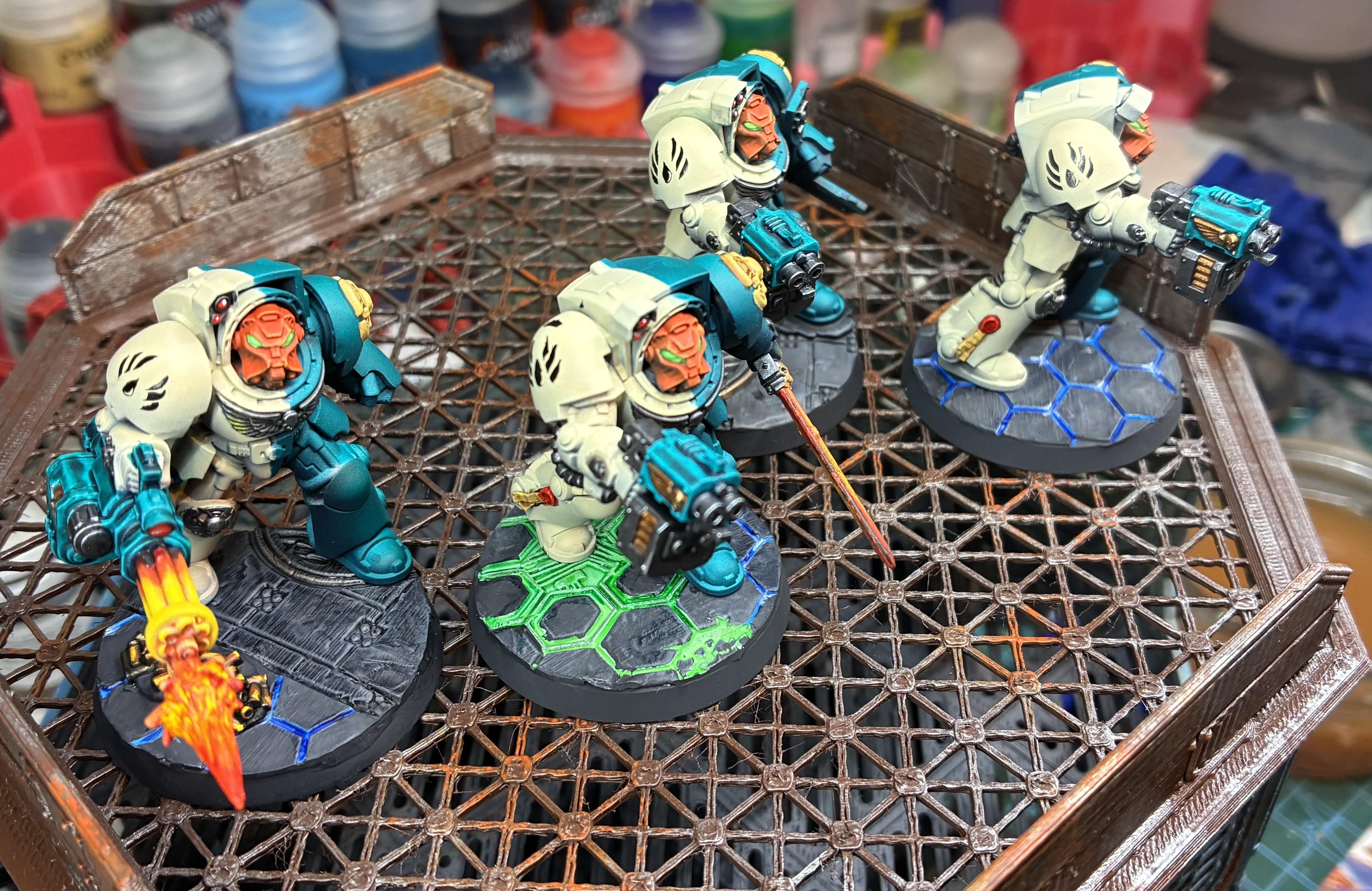 Airbrush, Crux, Kitbash, Terminator Armor