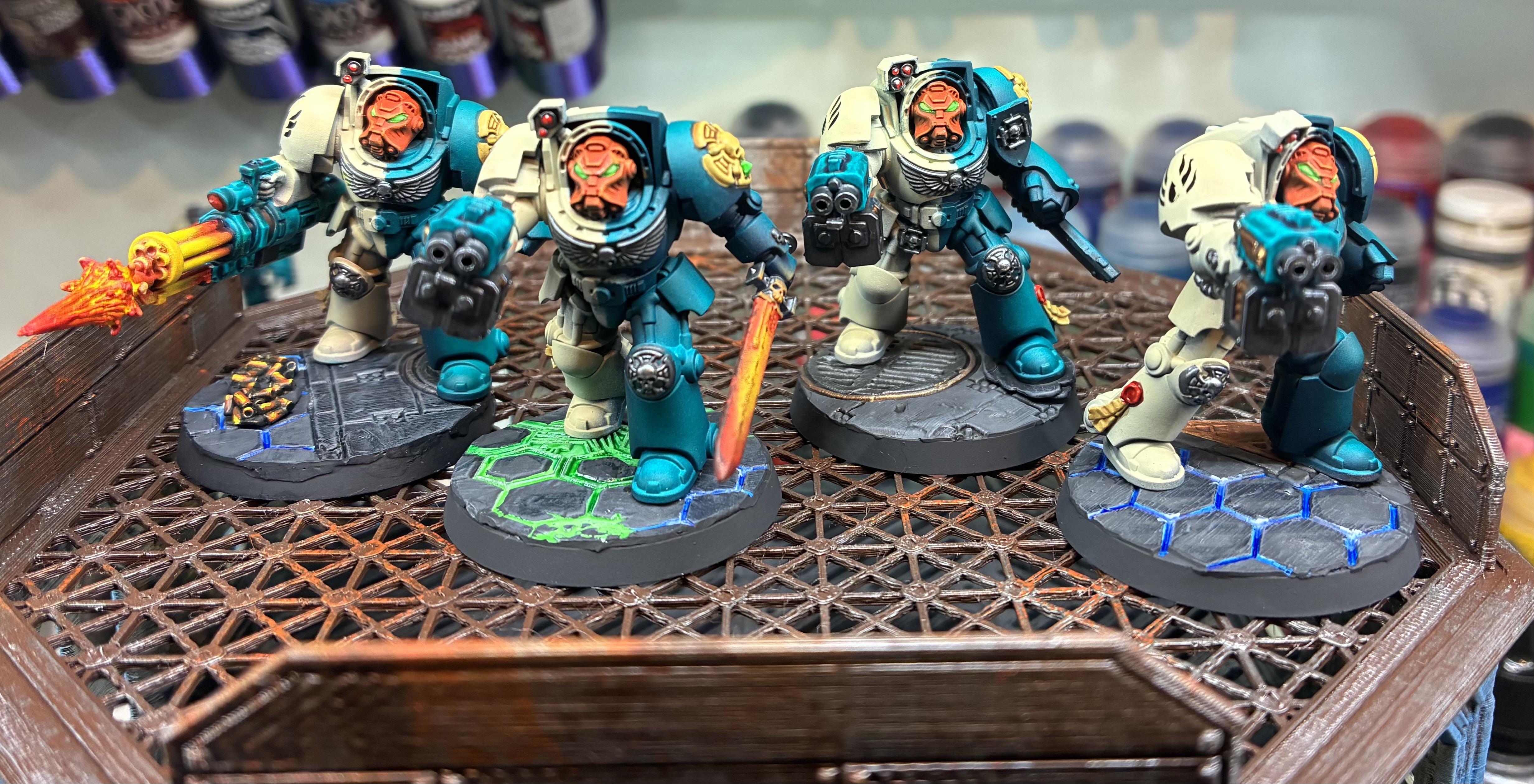 Airbrush, Crux, Kitbash, Terminator Armor