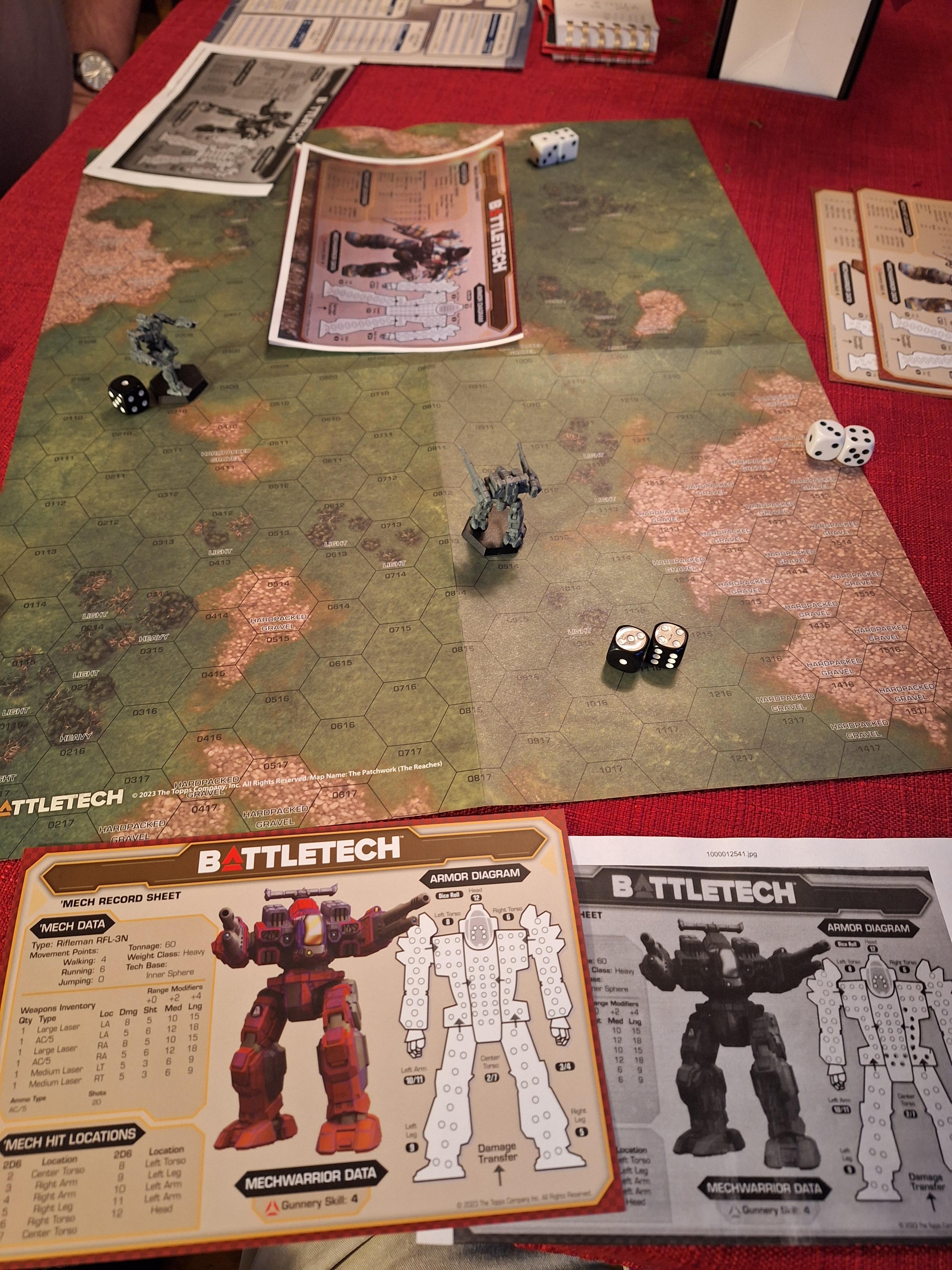 First BattleTech game