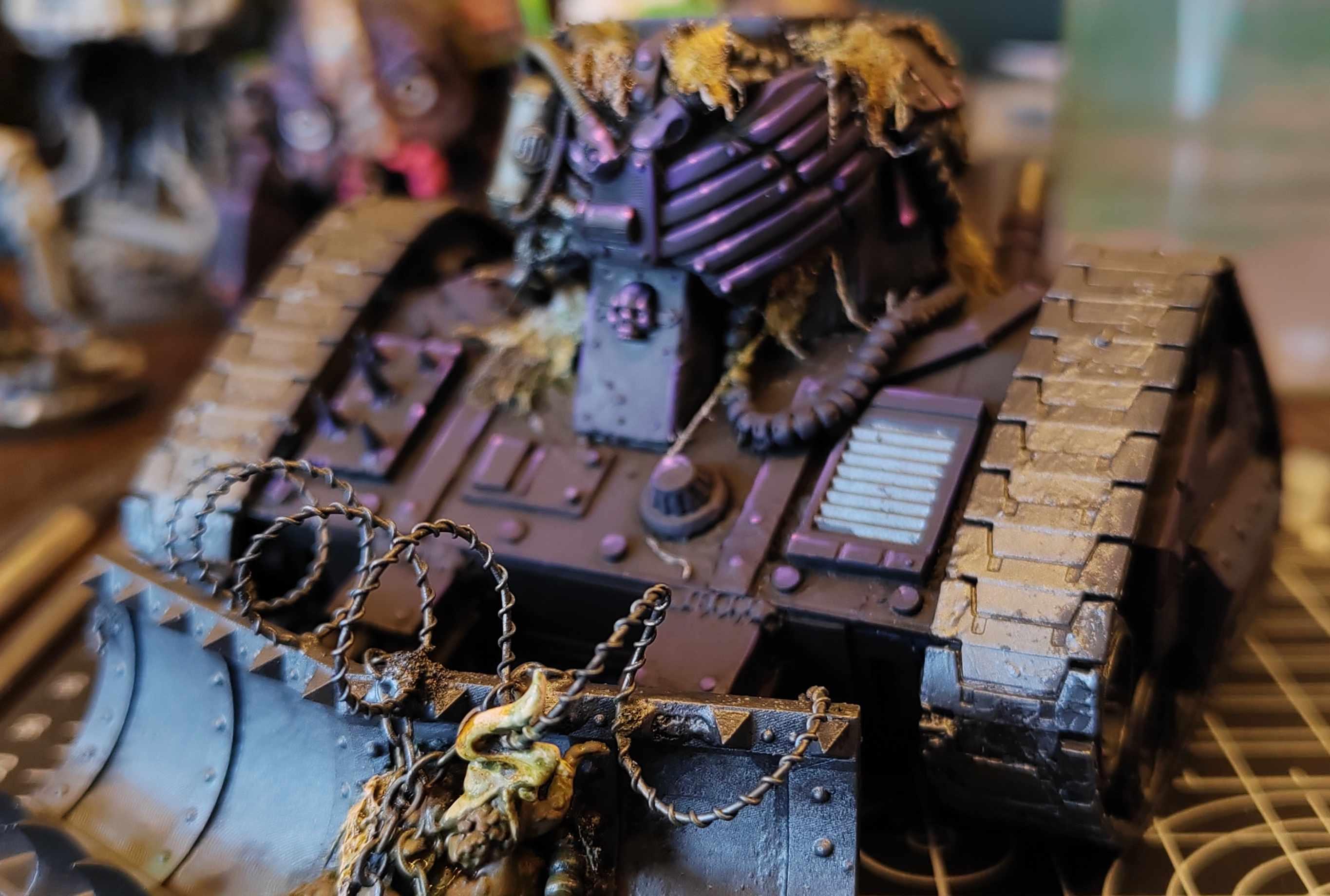 Painting the kitbashed Defiler