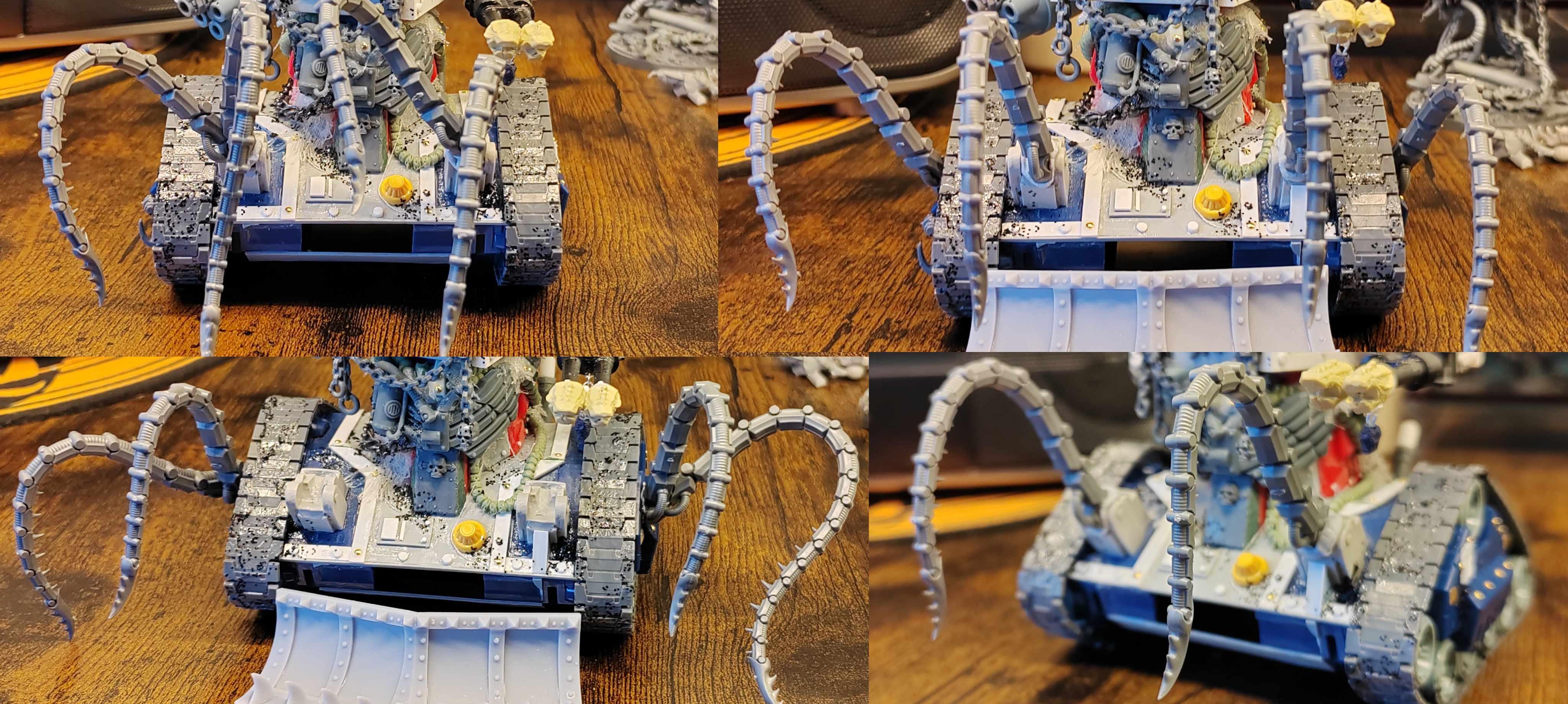 Testing Defiler Claw kitbash options