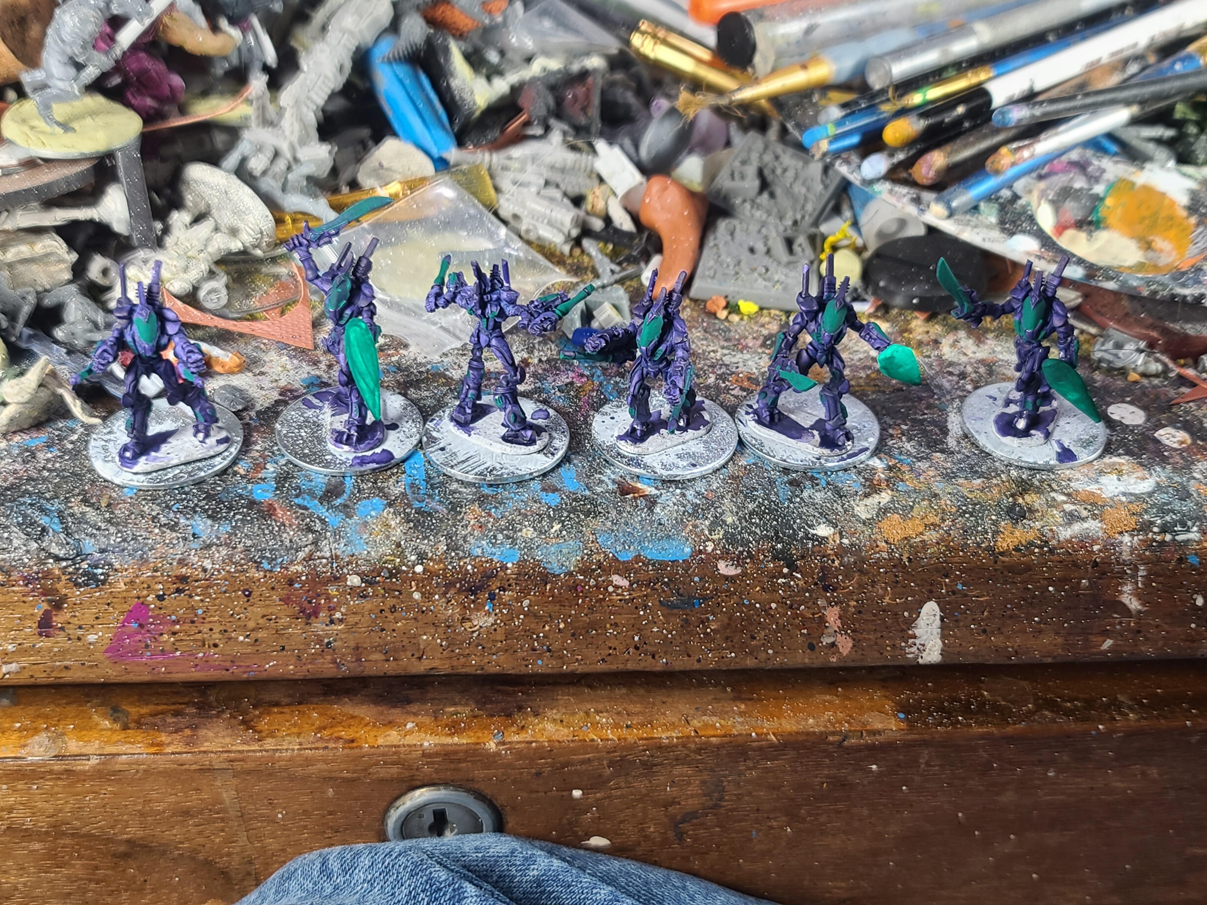 6mm, Eldar, Eloi, Epic, Epic Armageddon, Not- Wraithknight, Plasticard Conversion, Proxy, Vanguard Games, Warhammer 40,000