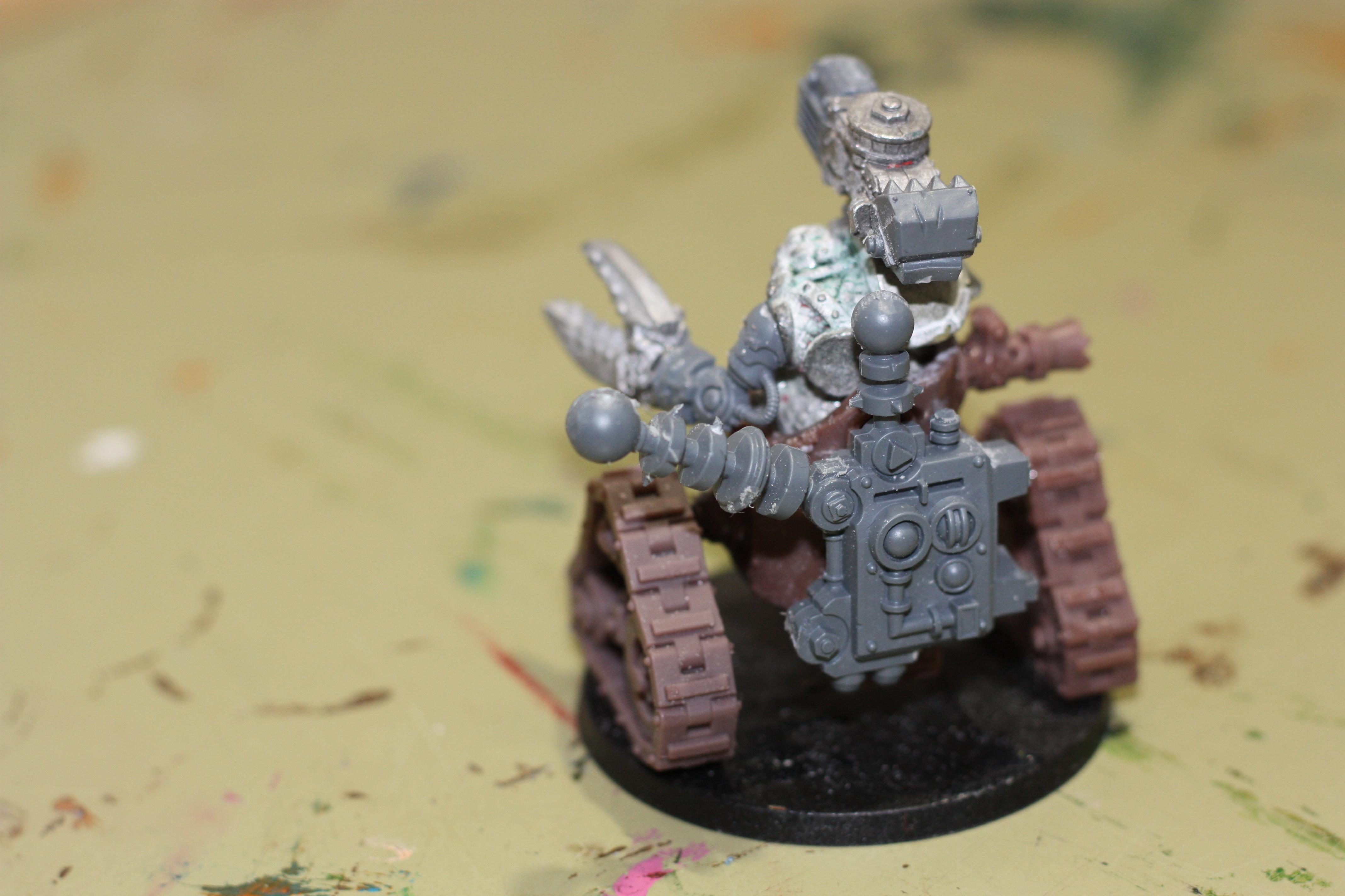 Big Mek, Conversion, Metal, Oldhammer, Orks