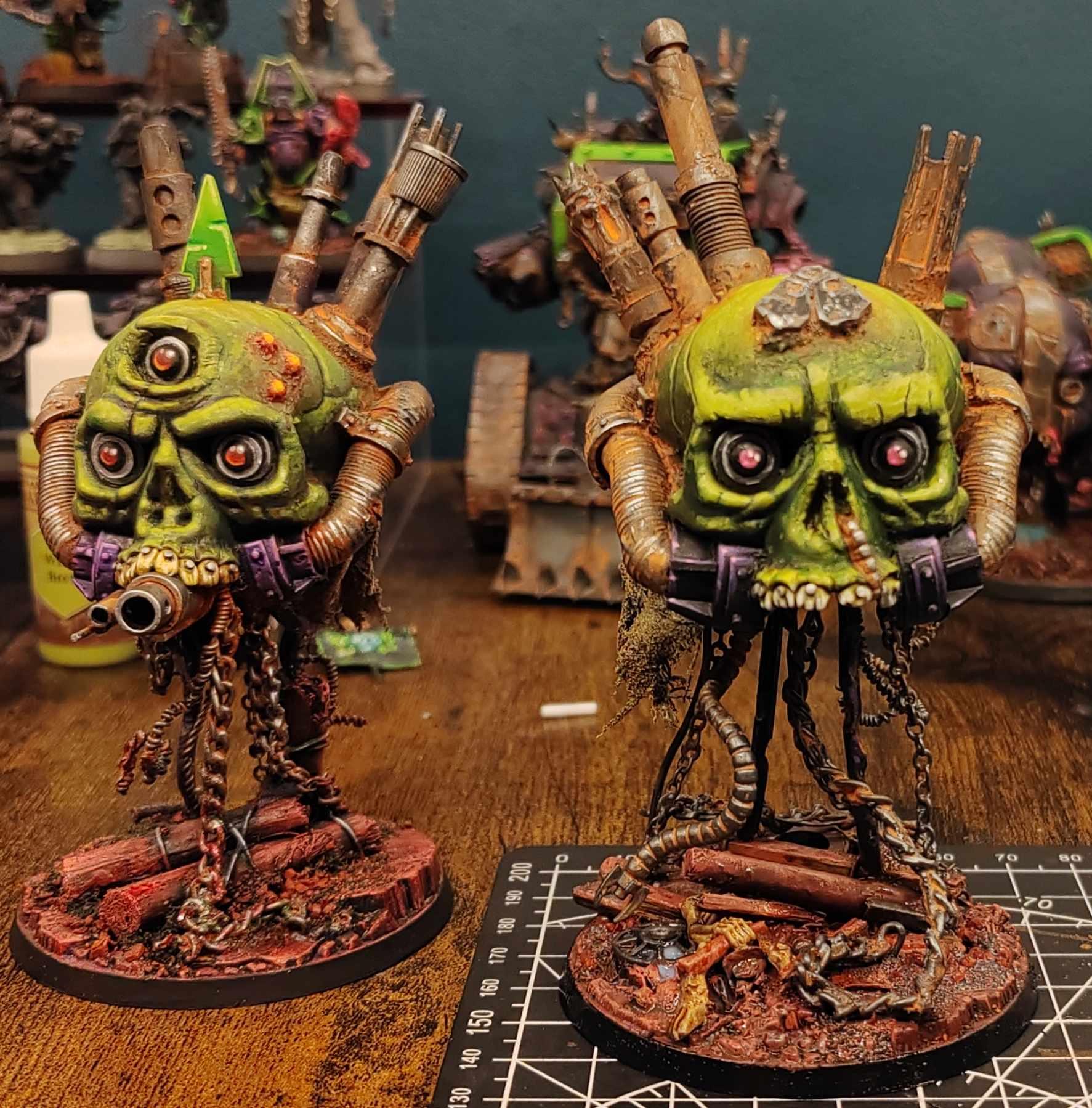 Blight Drone, Flyng, Nurgle, Scratch Build, Skull