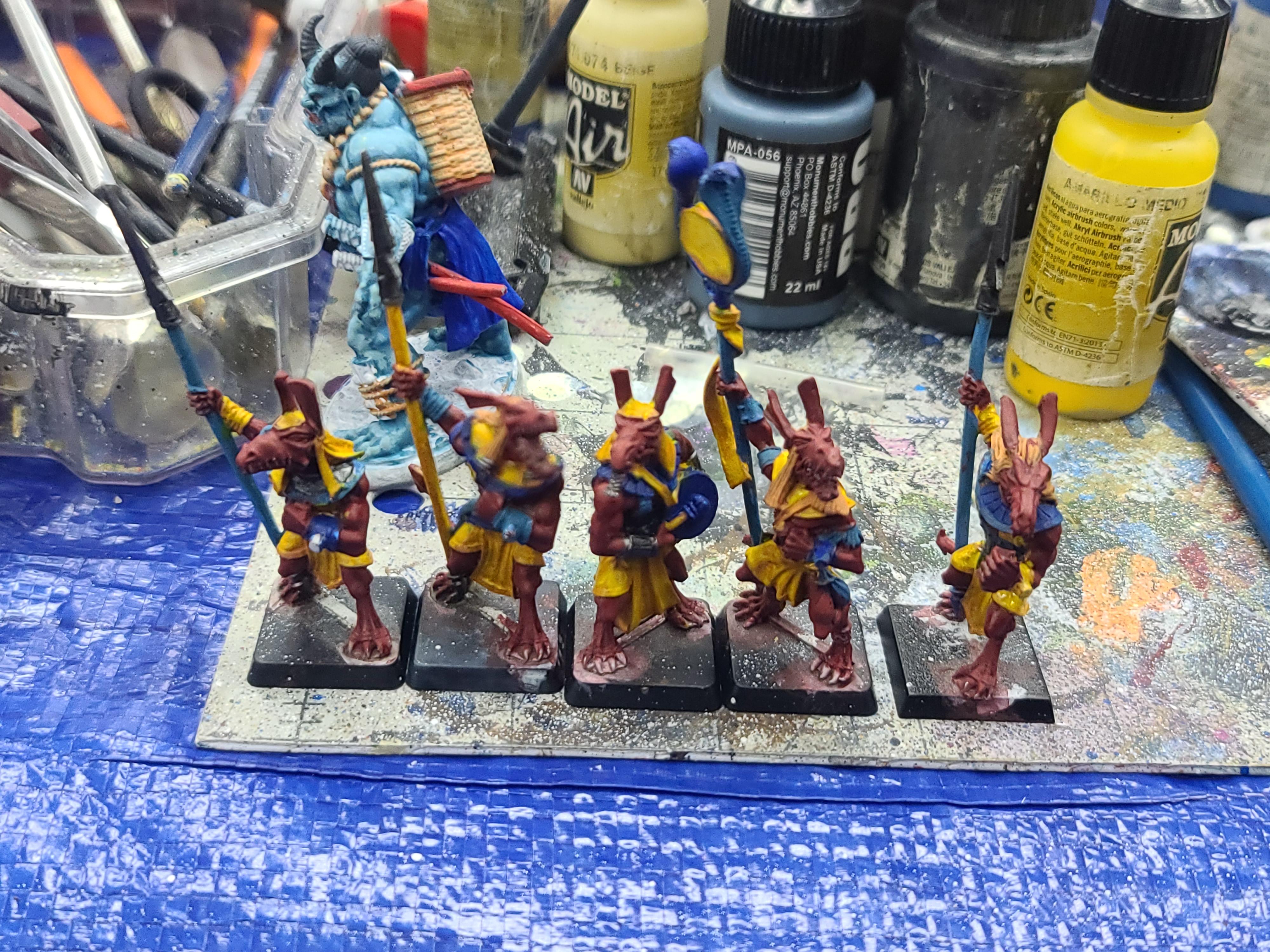 Crocodile Games, Of Aegyptus, Set, Spearmen, Typhon, Wargods