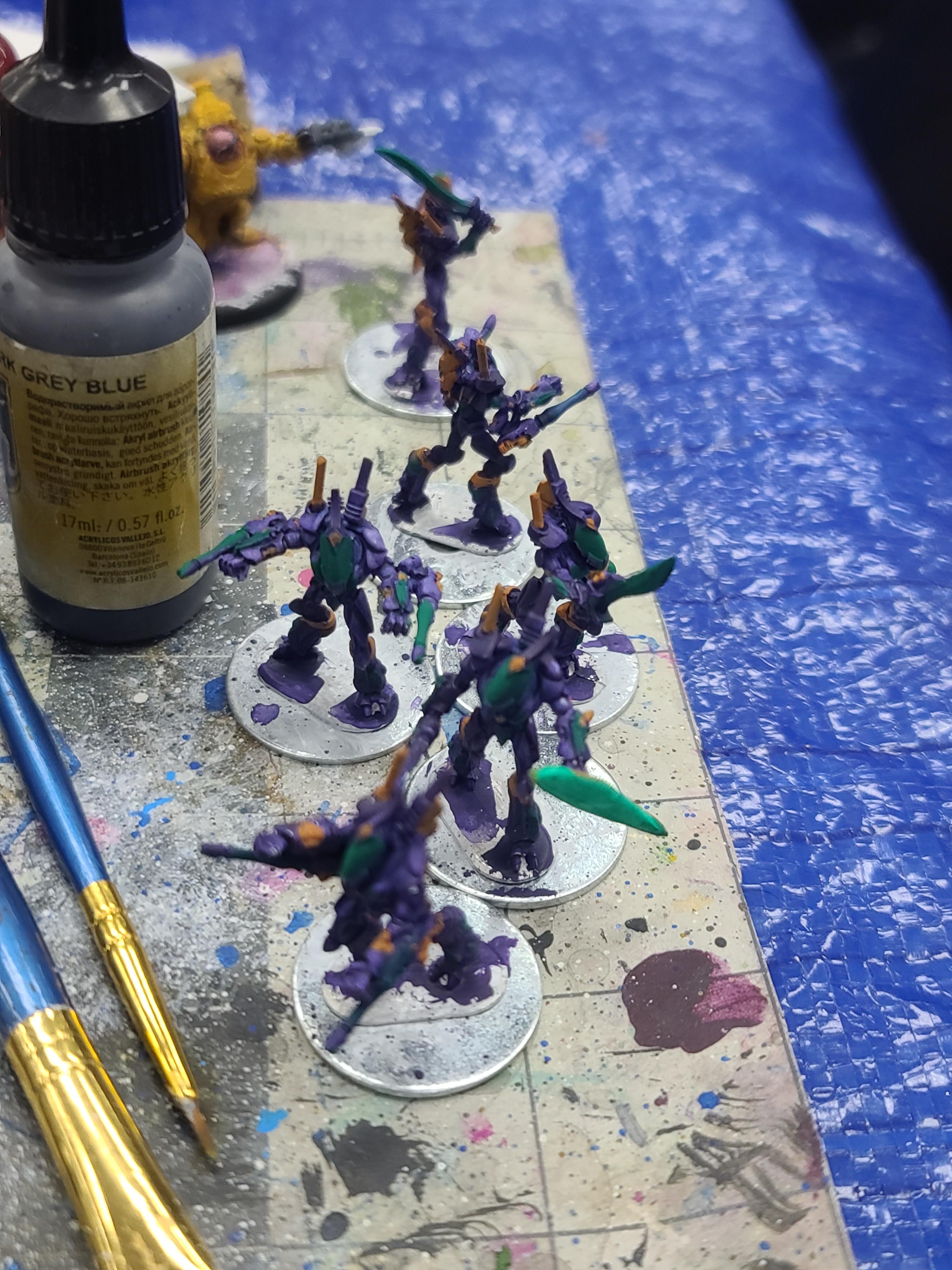 6mm, Eldar, Eloi Federation, Epic, Epic Armageddon, Proxy, Vanguard Miniatures, Warhammer 40,000, Wraithknight