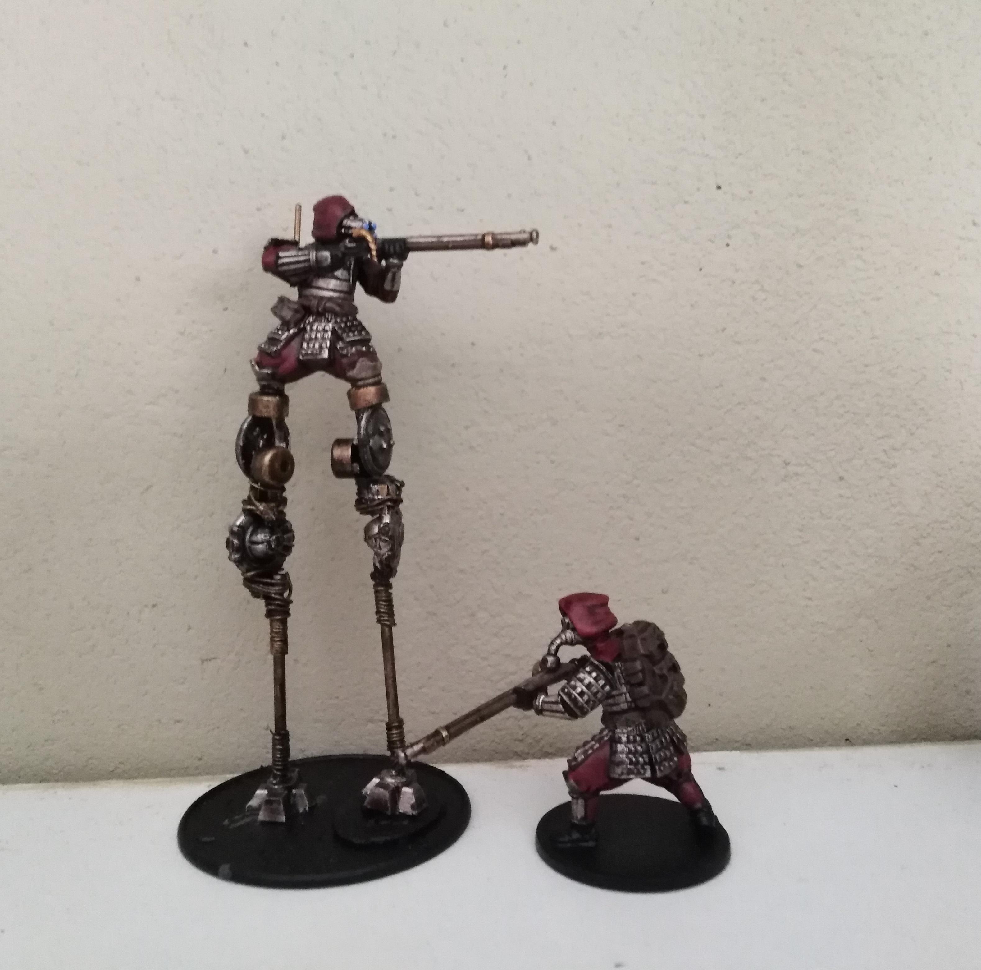 Adeptus Mechanicus, Kitbash, Skitarii, Snipers, Stilts, Sydonian Skatros