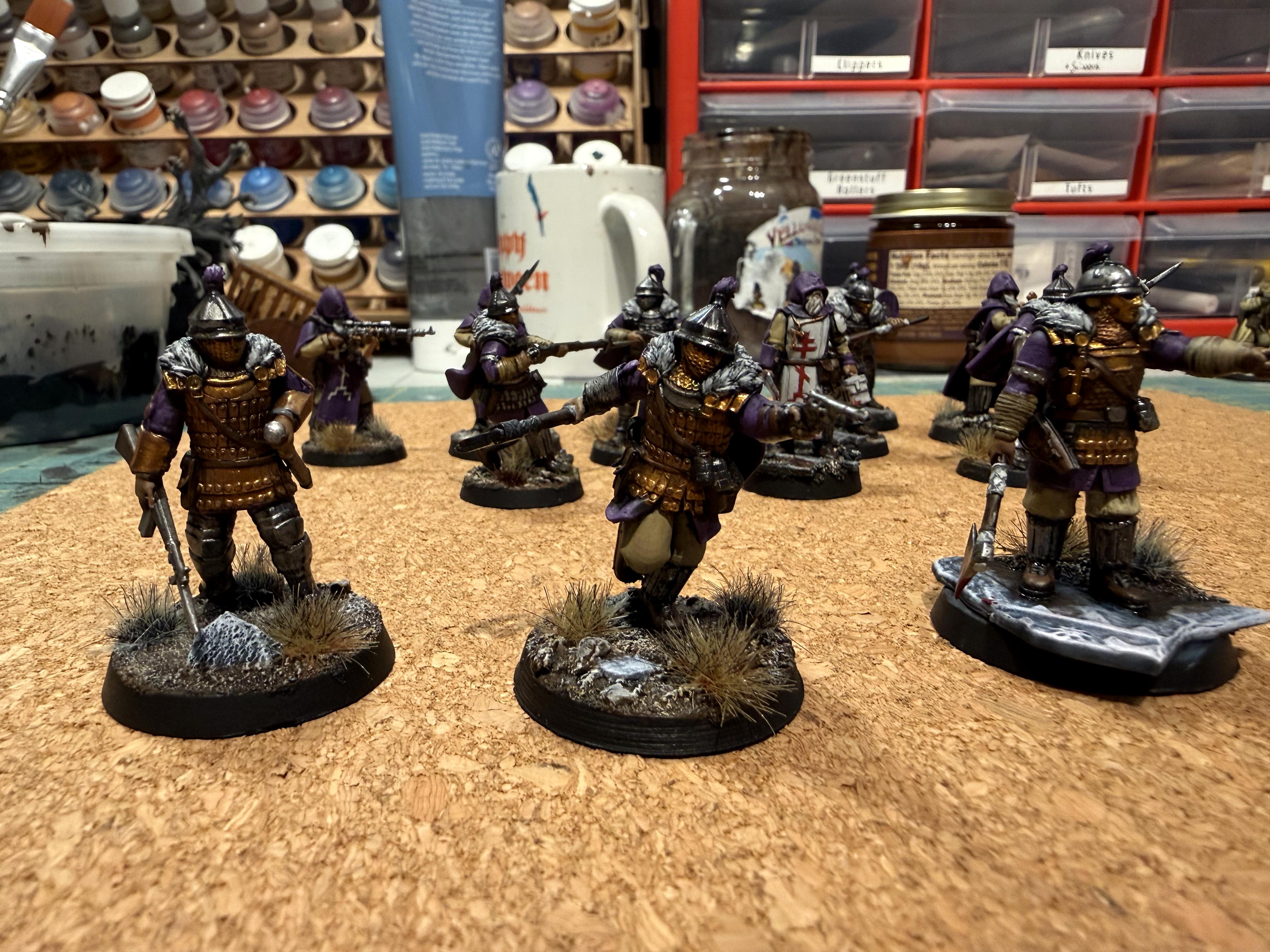 3d Prints, Byzantine Remnants, New Antioch, Painted, Trench Crusade