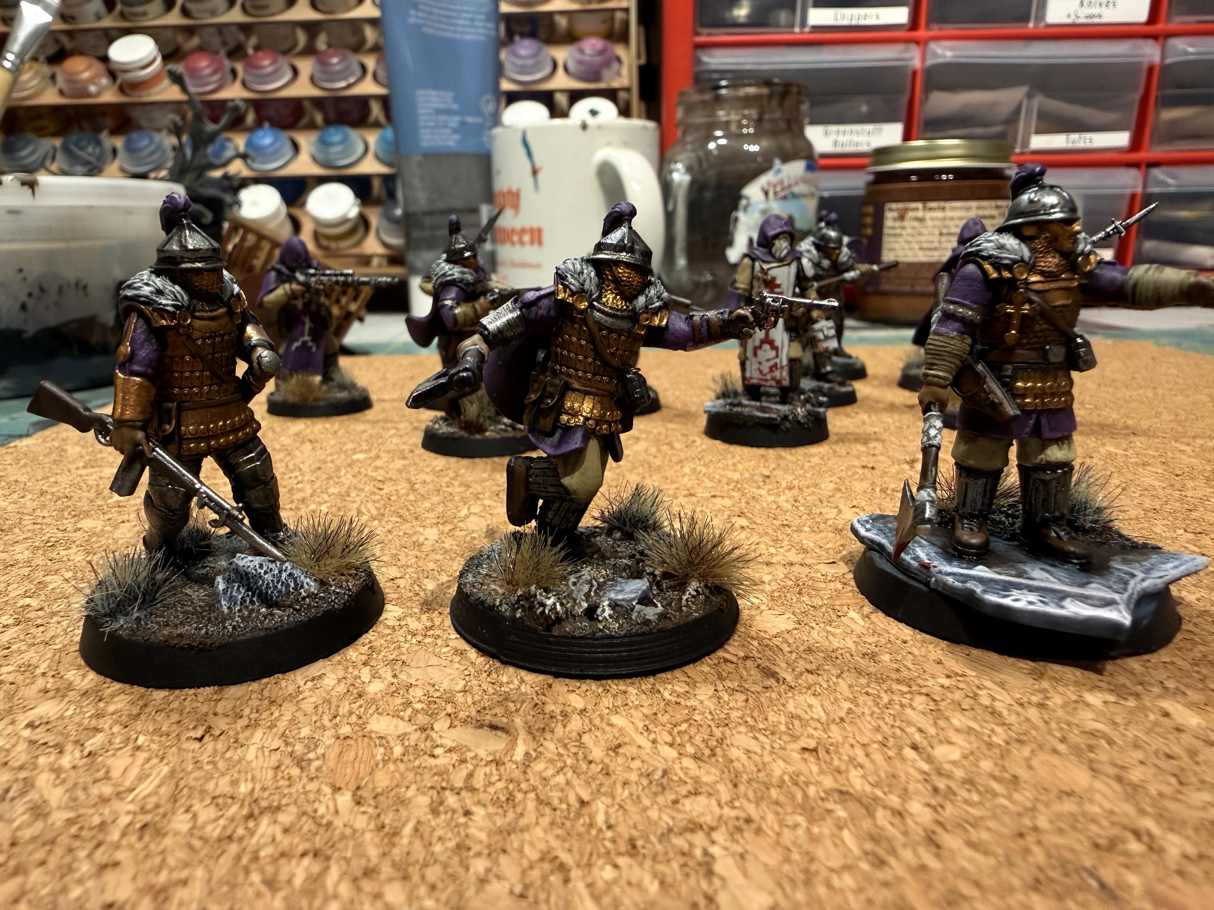3d Prints, Byzantine Remnants, New Antioch, Painted, Trench Crusade