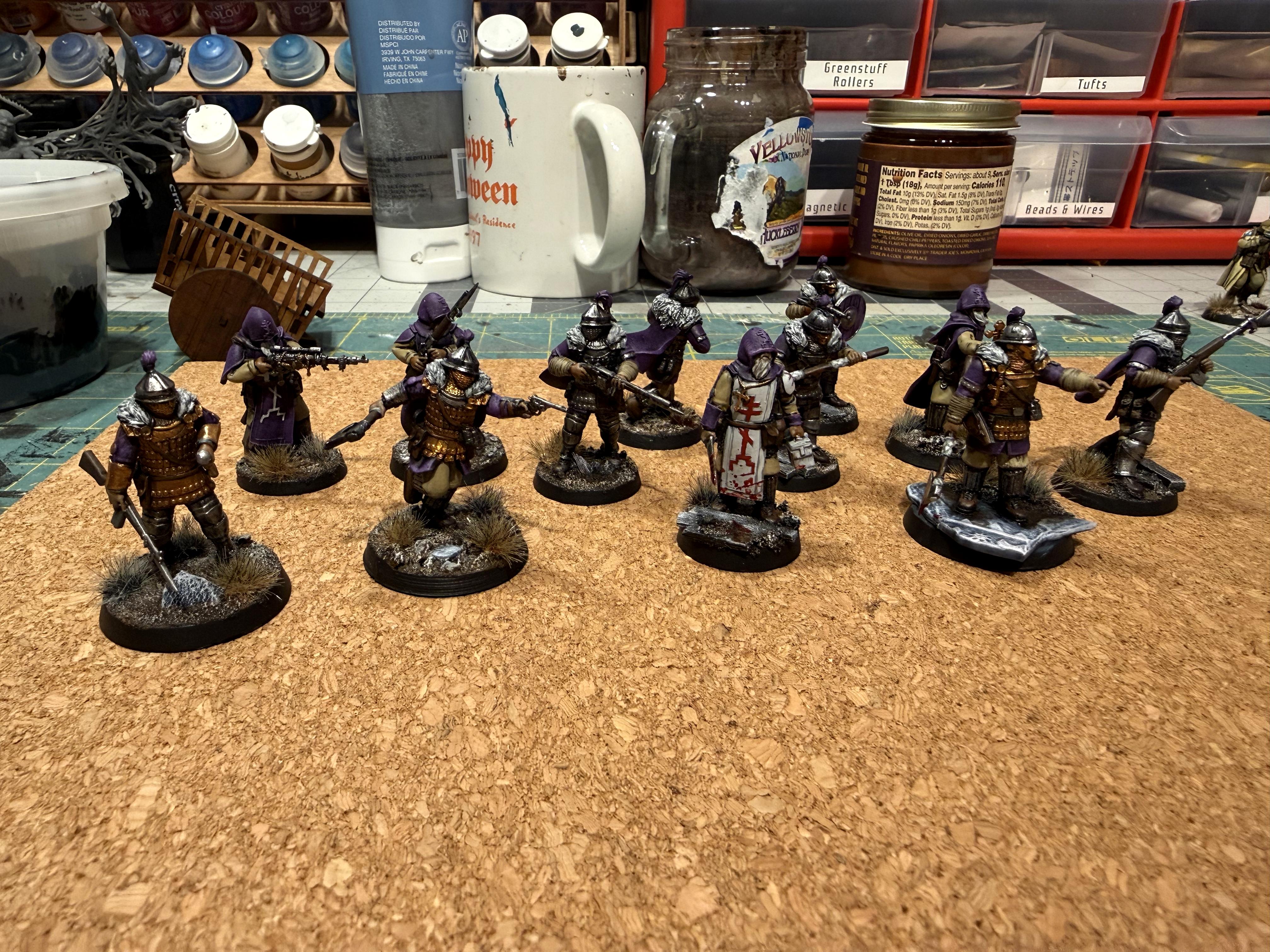 3d Prints, Byzantine Remnants, New Antioch, Painted, Trench Crusade