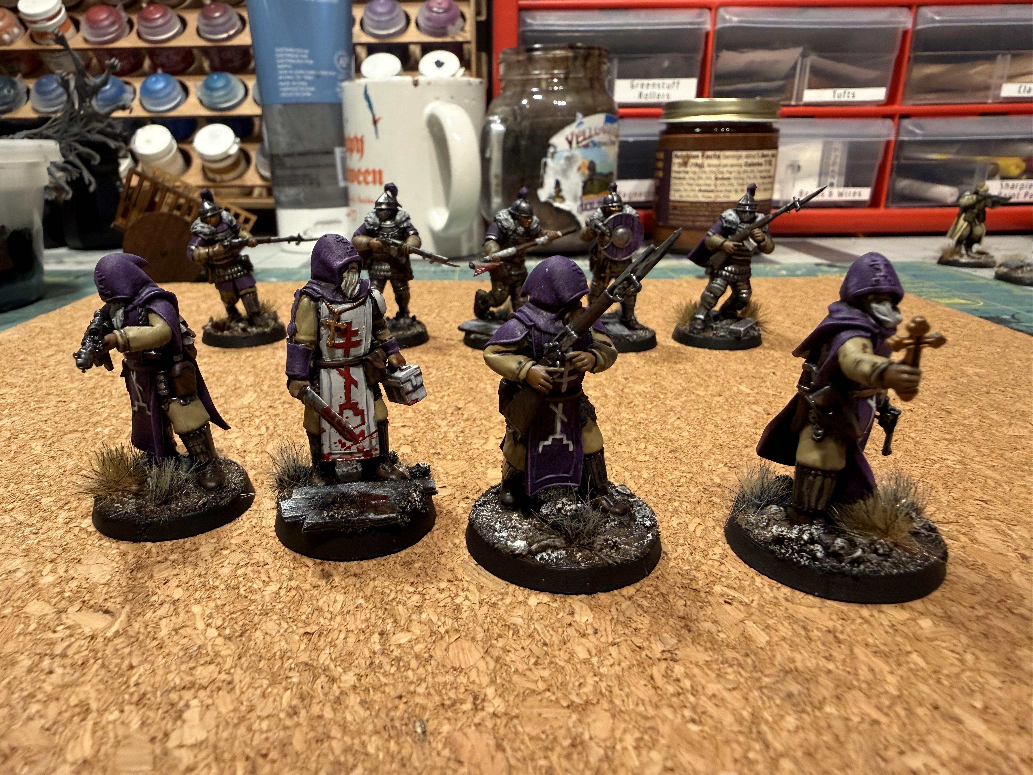 3d Prints, Byzantine Remnants, New Antioch, Painted, Trench Crusade