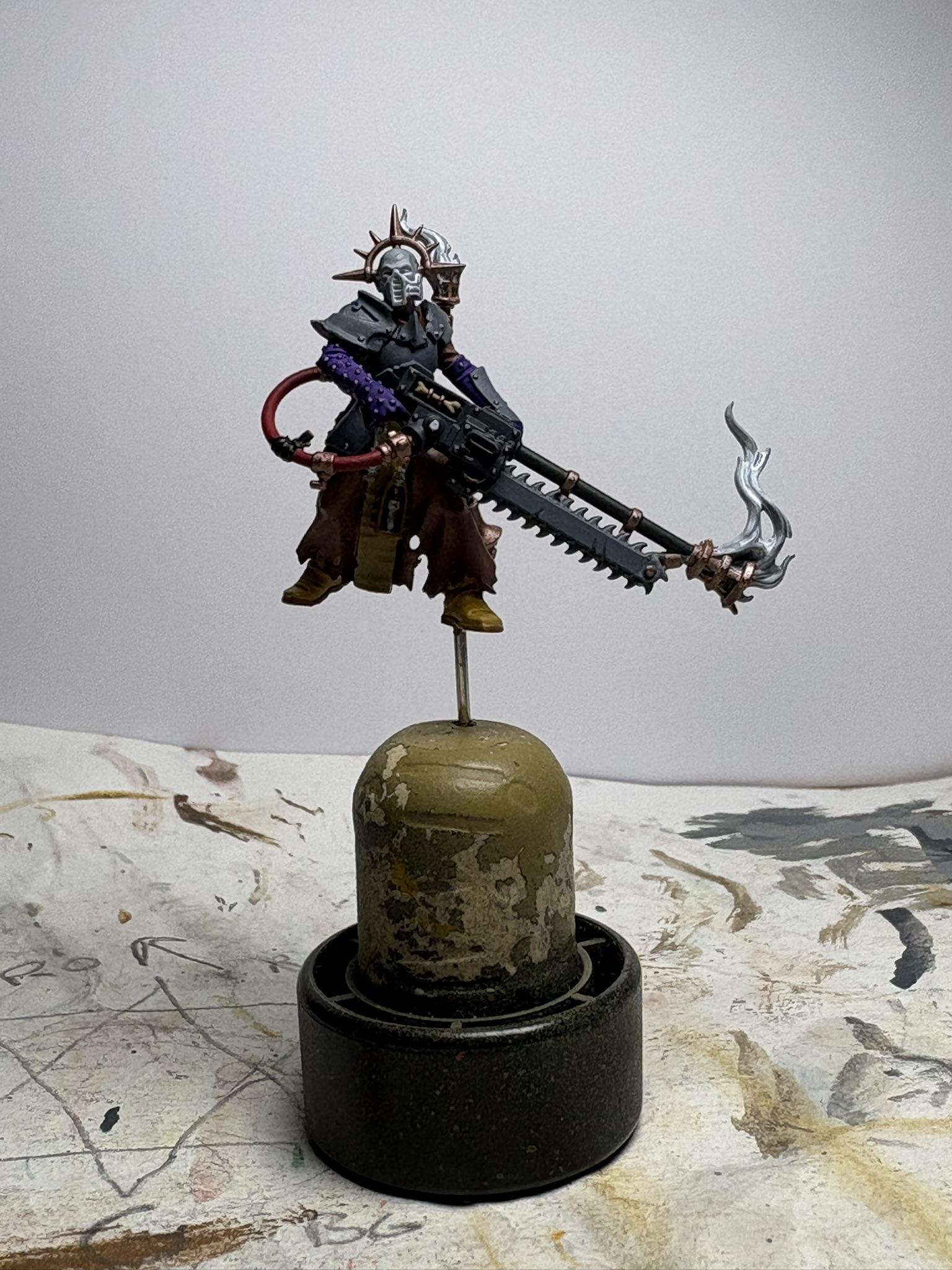 Blackstone Fortress, Chainsword, Flamer, Missionary Priest With Vindicator, Pious Vorne, Sisters Of Battle, Warhammer 40,000, Zealots