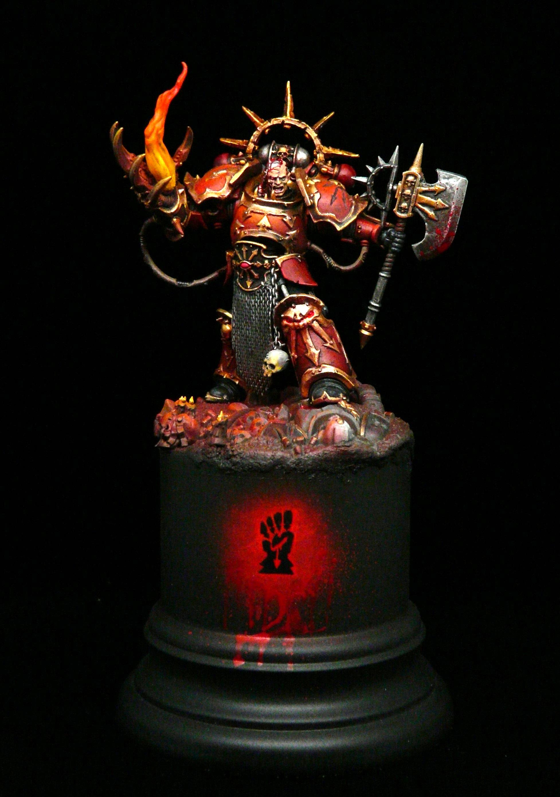 Chaos Space Marines, Hereticus Astartes, Huron Blackheart, Kitbash, Red Corsairs, Tyrant Of Badab