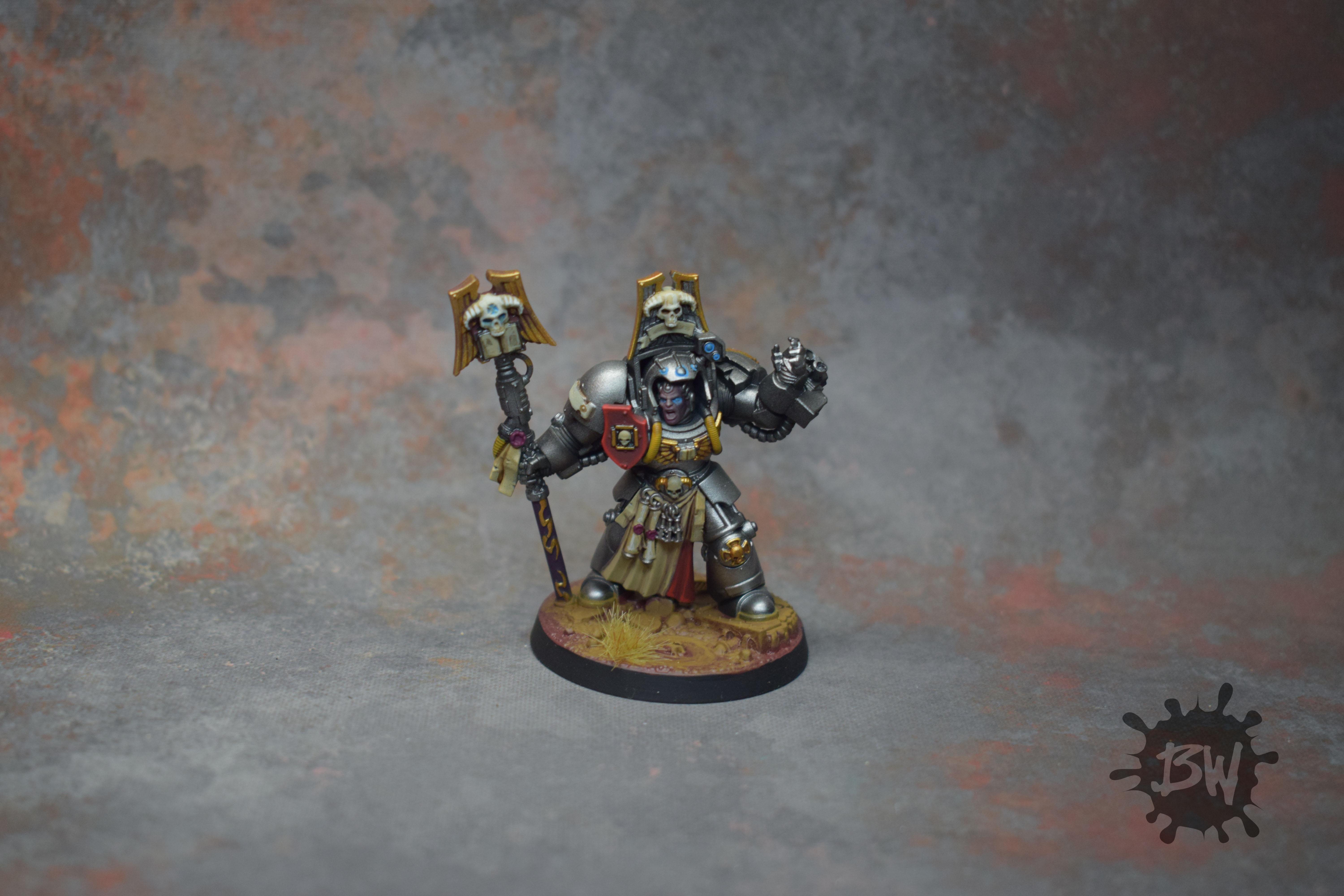 Games Workshop, Gray Knights, Librarian In Terminator Armour, Warhammer 40,000
