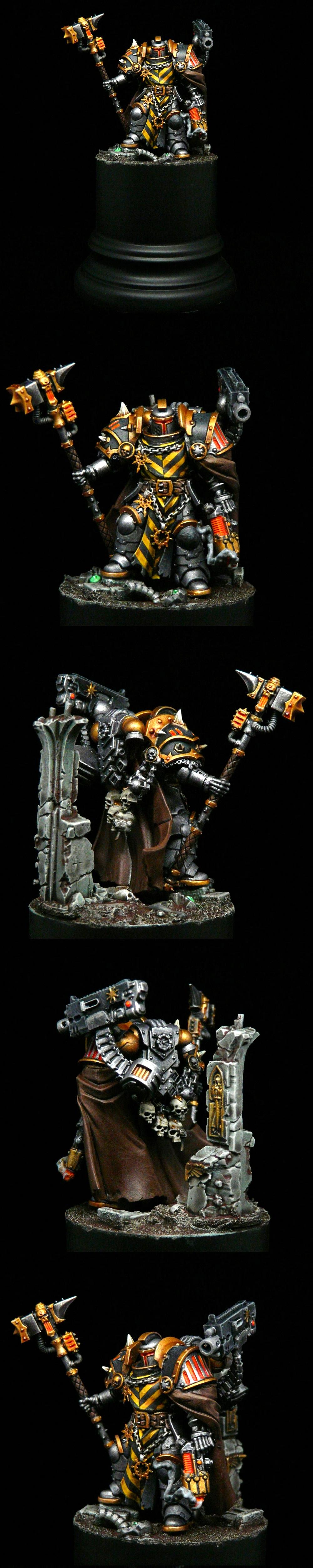 Chaos Lord, Chaos Space Marines, Hereticus Astartes, Iron Warriors