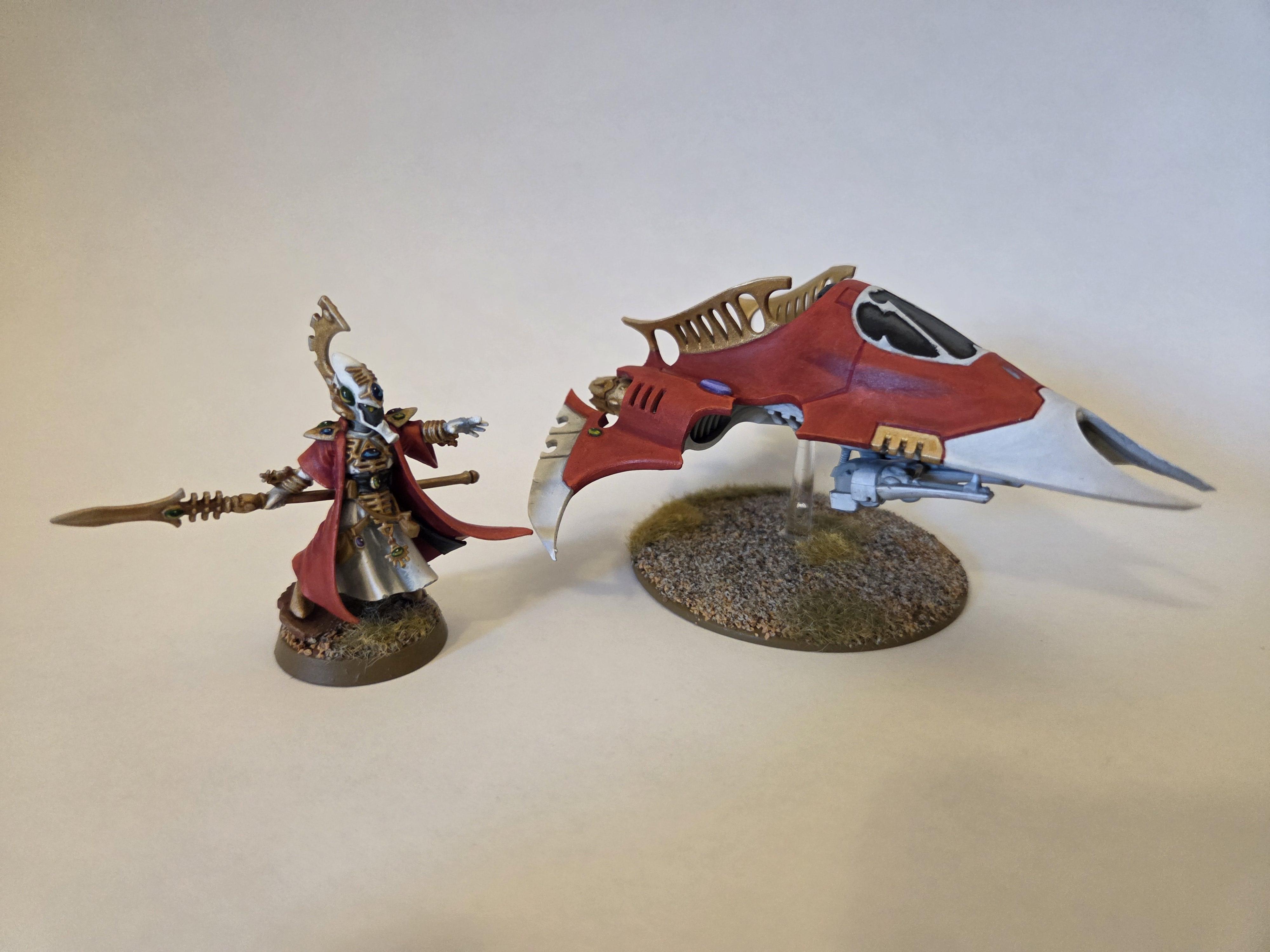 Conversion, Eldar, Farseer, Jetbike, Skyrunner