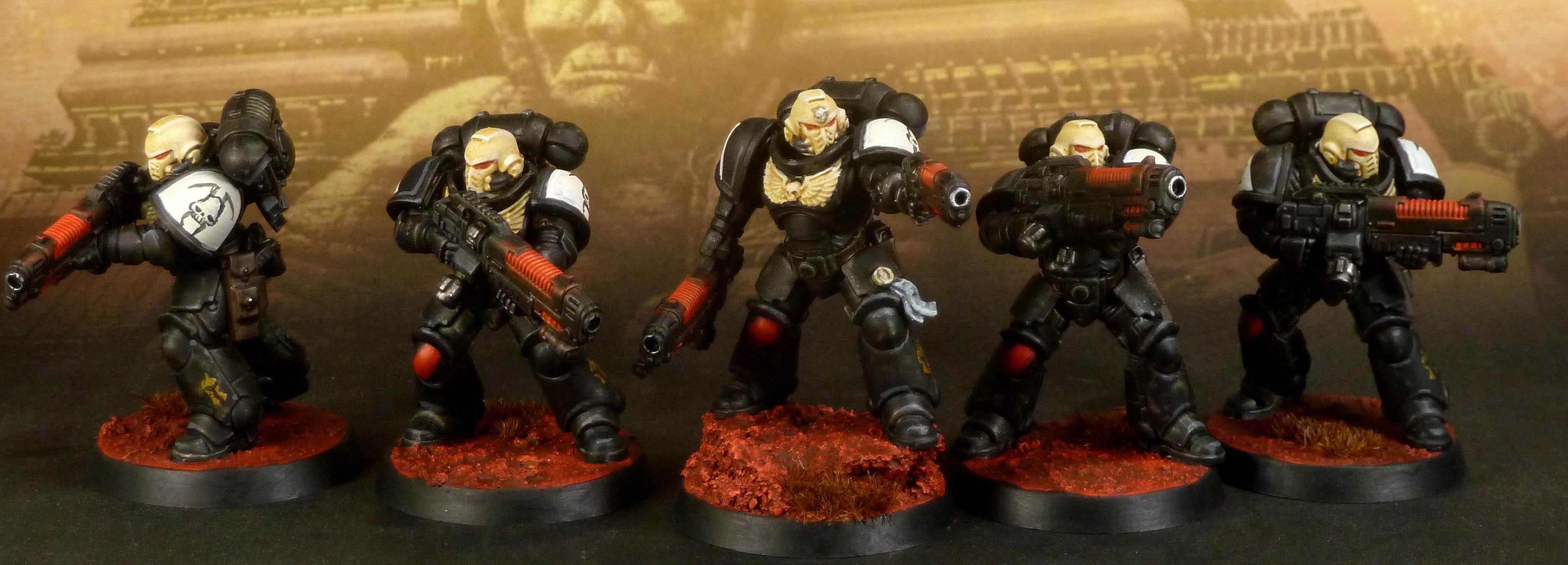 Death Spectres, Hellblasters, Space Marines