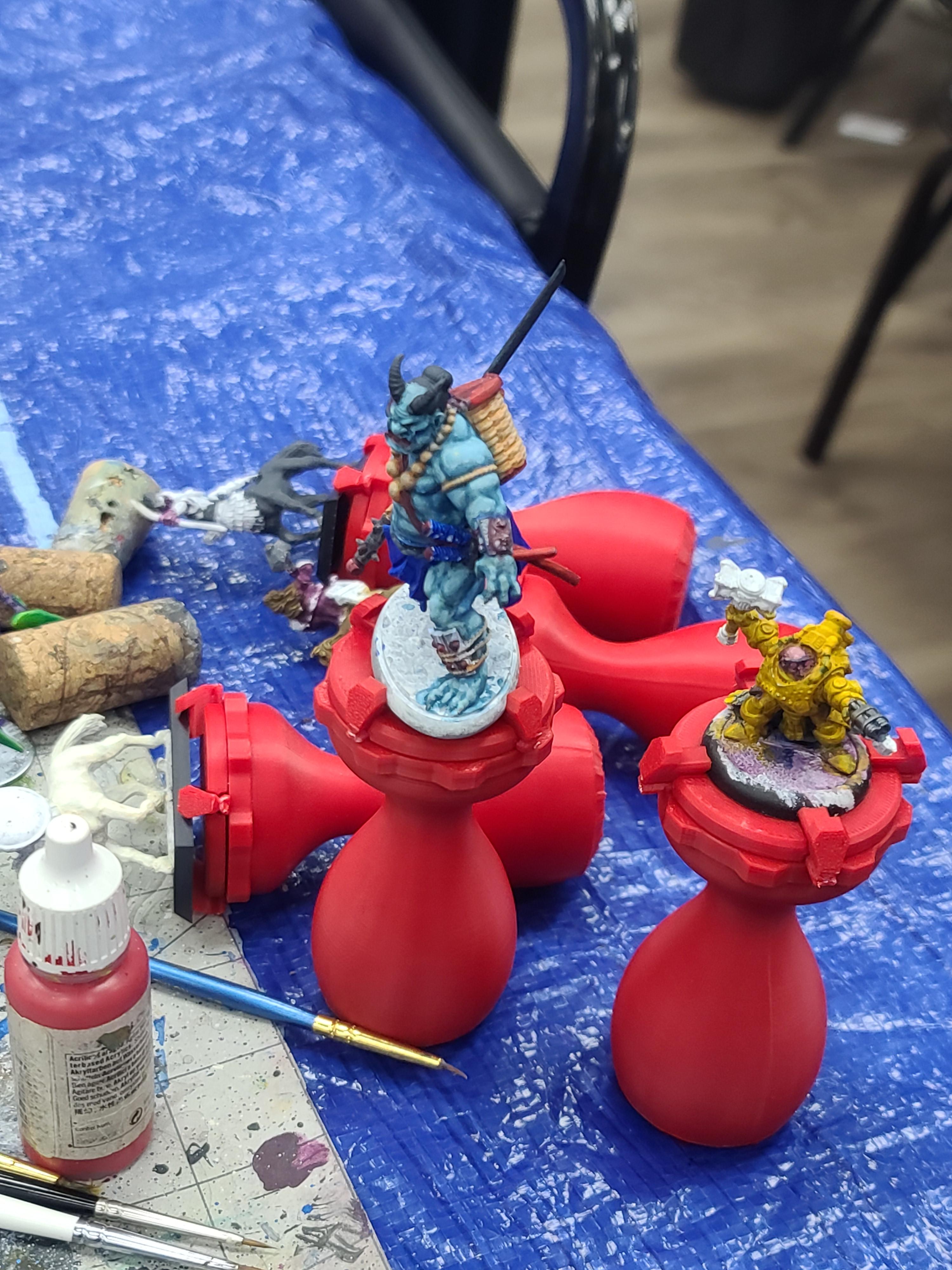 3d Print, Grundback, Ogre Magi, Oni, Painting Handle, Privateer Press, Reaper Miniatures, Warcaster