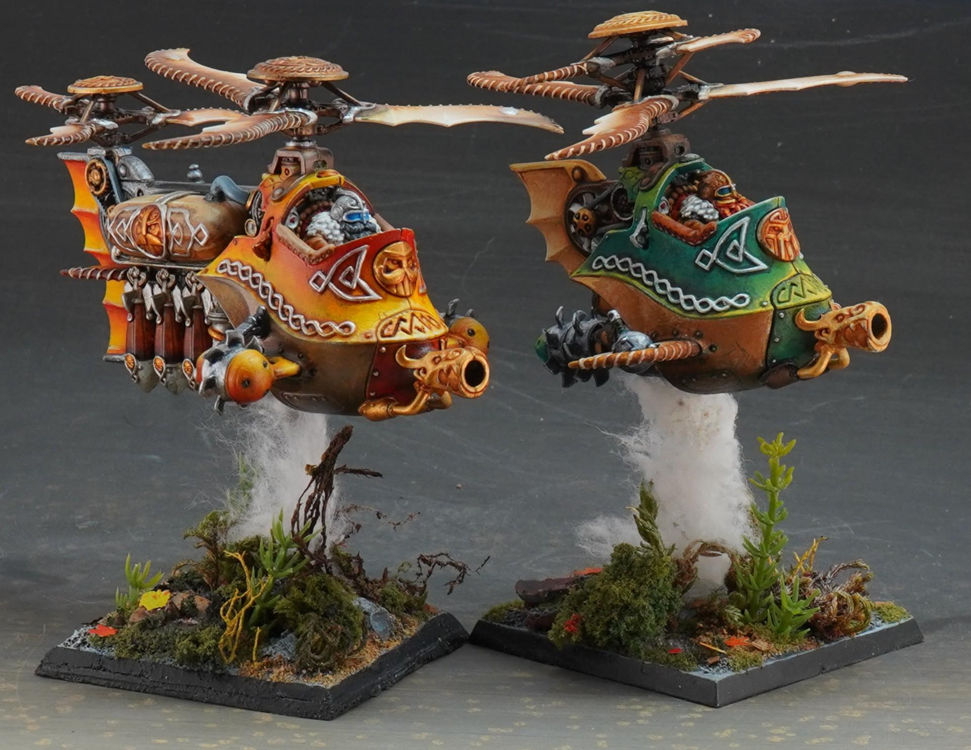 Bomber, Dwarves, Gyrocopter