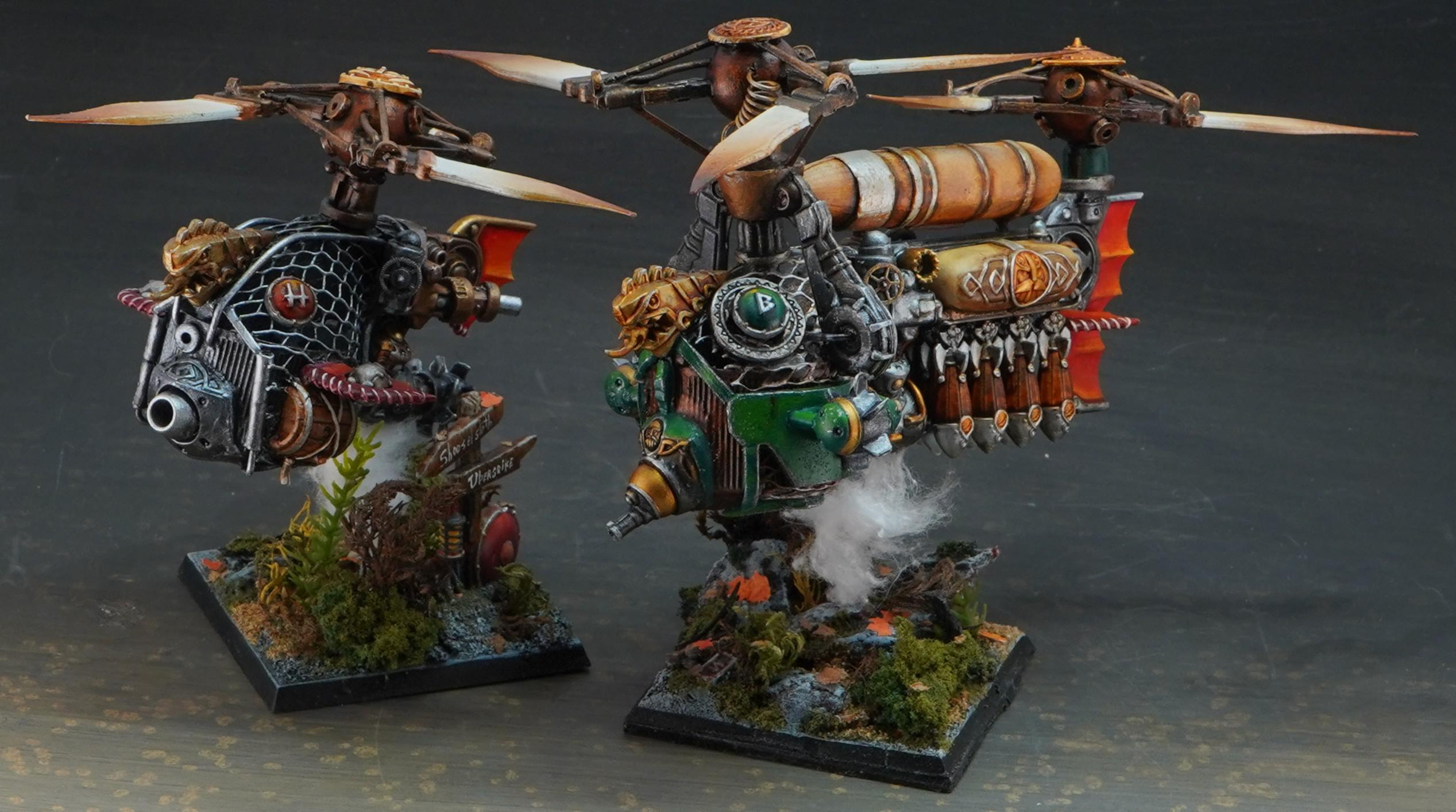 Bomber, Dwarves, Gyrocopter
